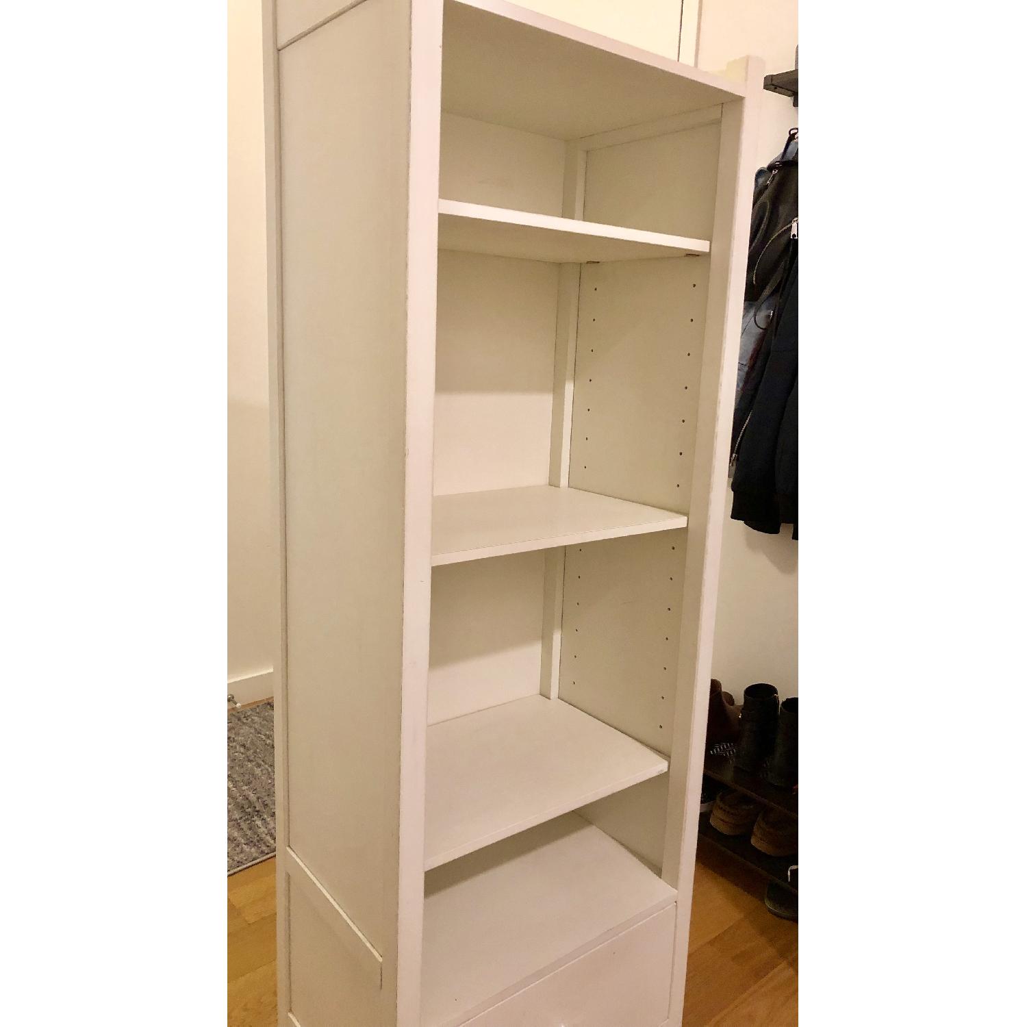 Pottery Barn PB Teen Chelsea White Tower Bookcase - image-8