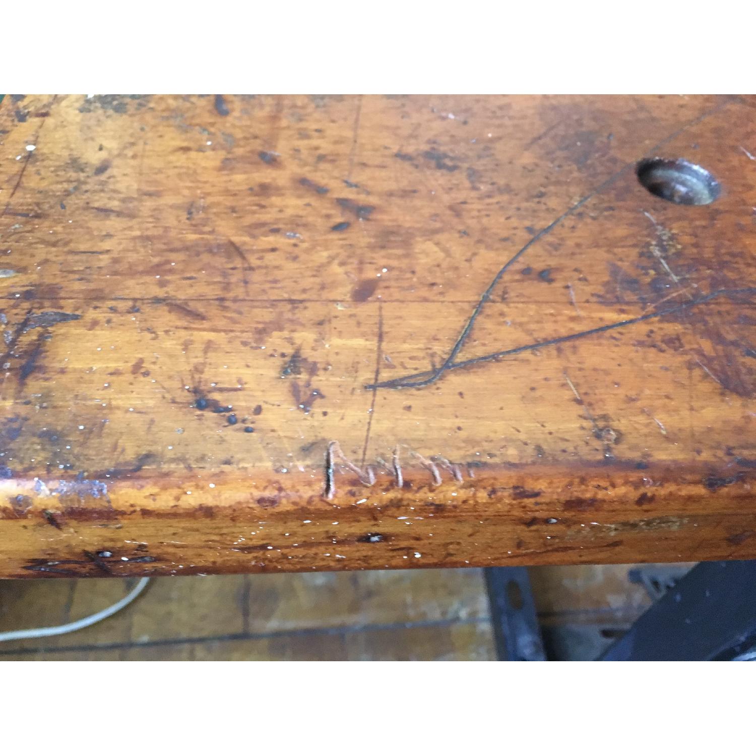 Antique Industrial Sewing Machine Table/Base - image-3