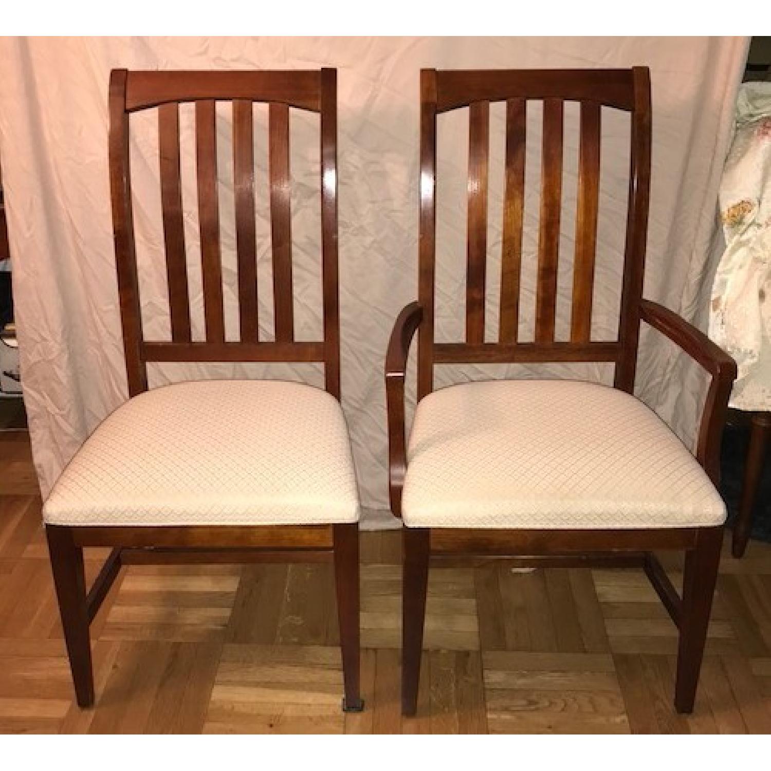 Ethan Allen Mission Square Leg Dining Table w/ 6 Chairs - image-3