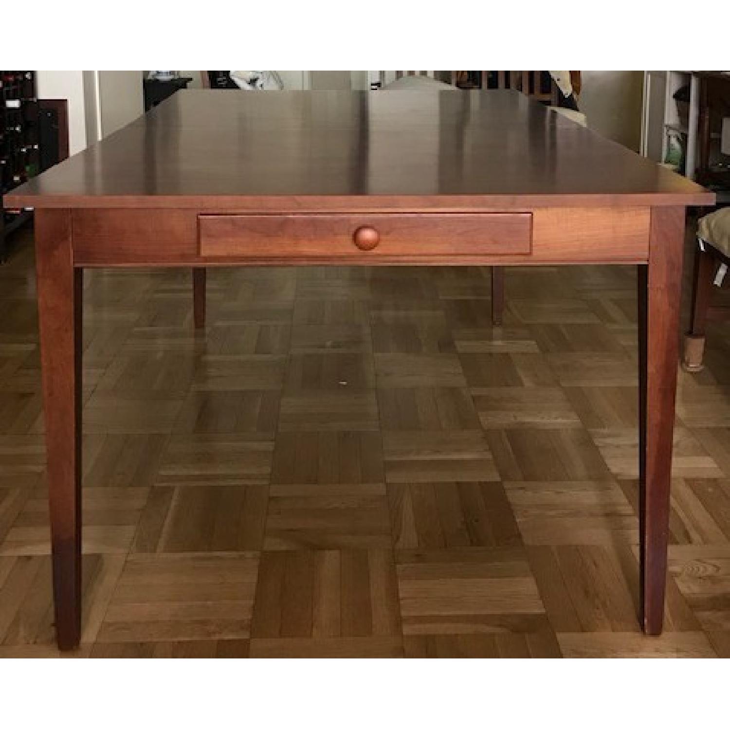 Ethan Allen Mission Square Leg Dining Table w/ 6 Chairs - image-4