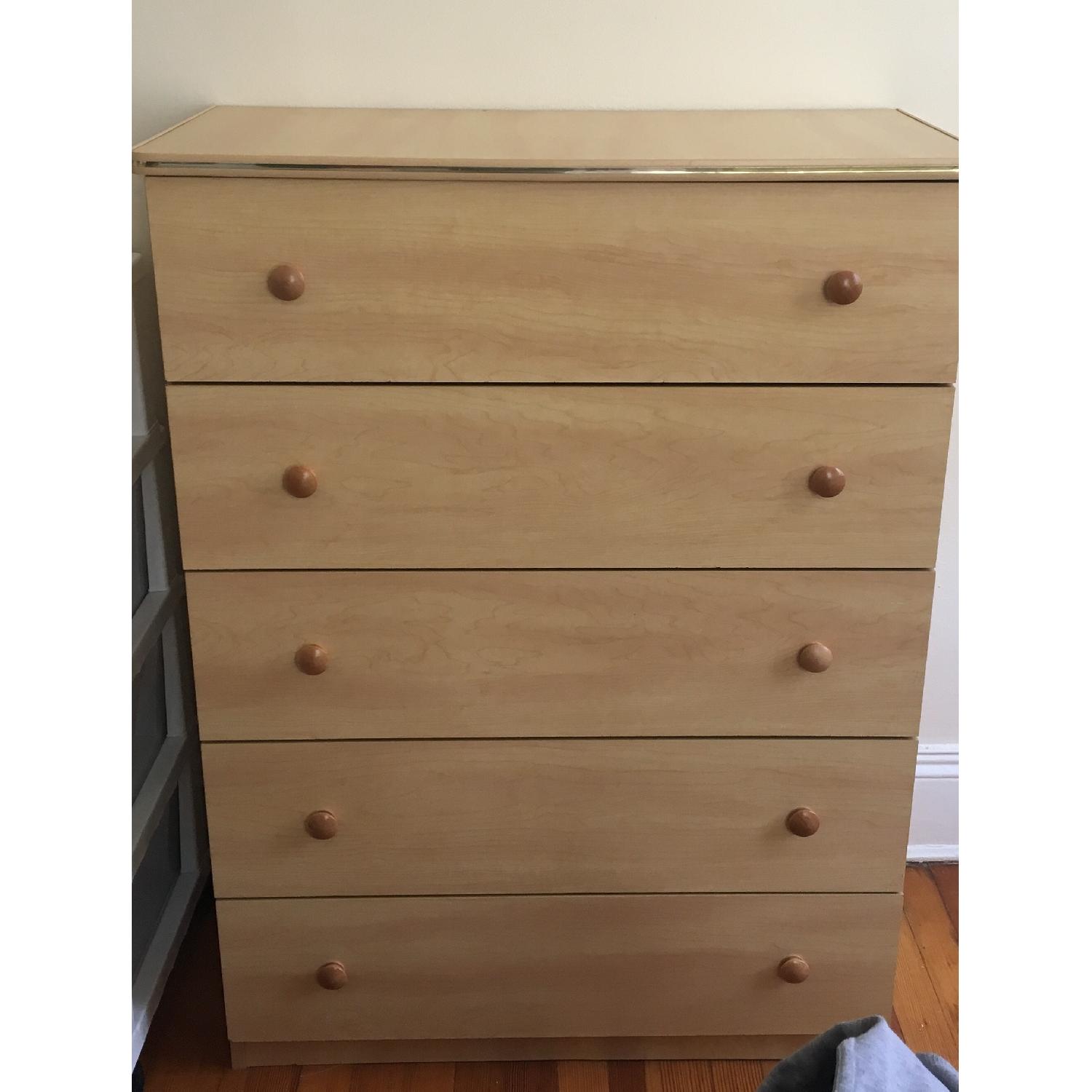 Ikea 5 Drawer Dresser AptDeco