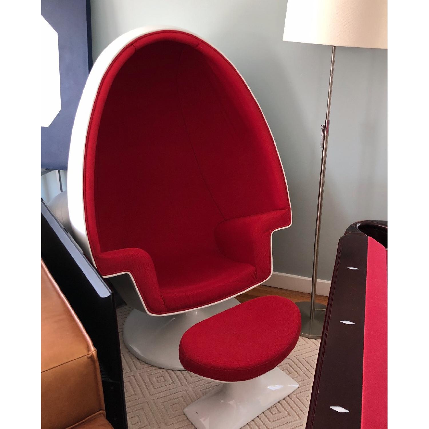 Alpha Egg Chair & Ottoman - image-1