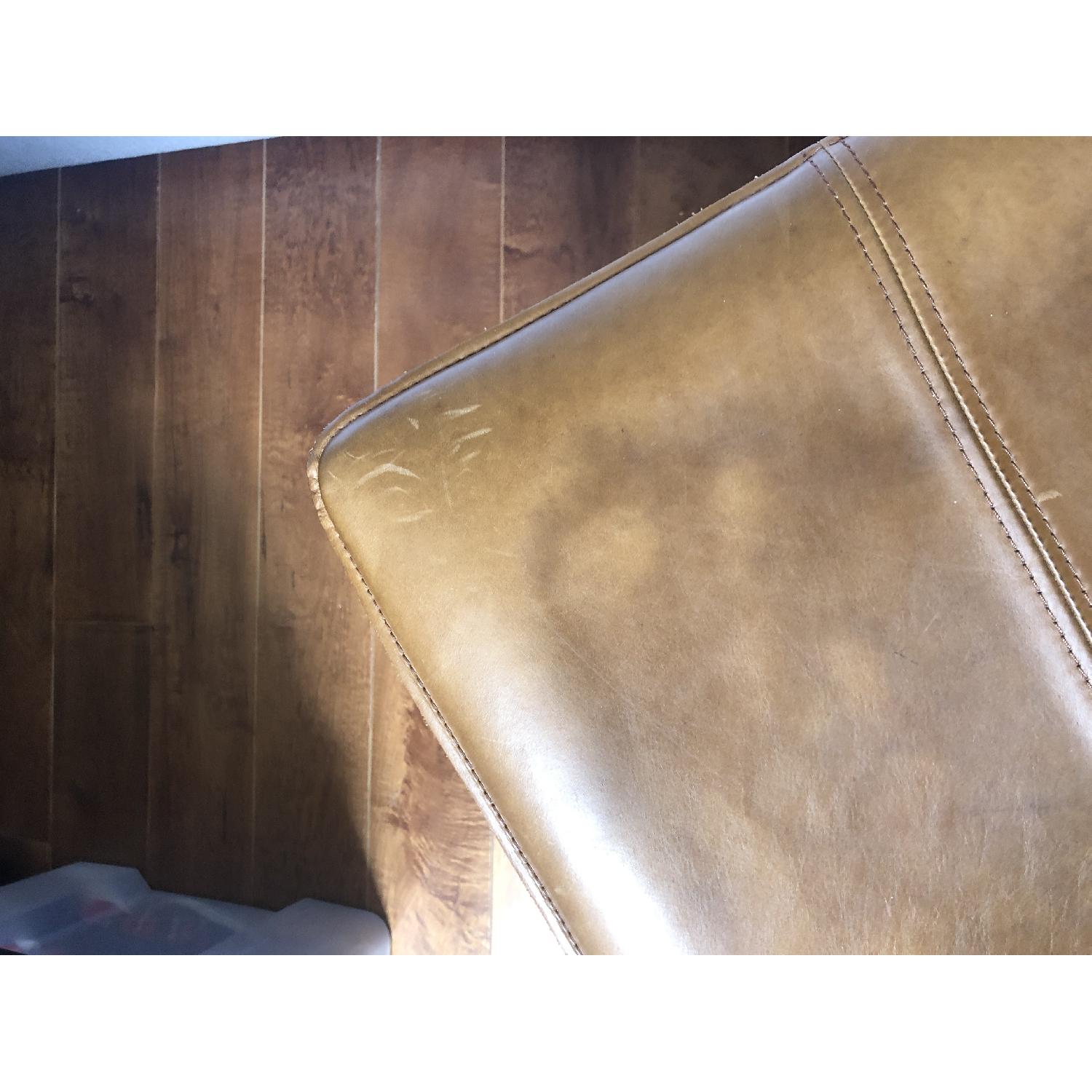 West Elm Slope Leather Chair - image-5
