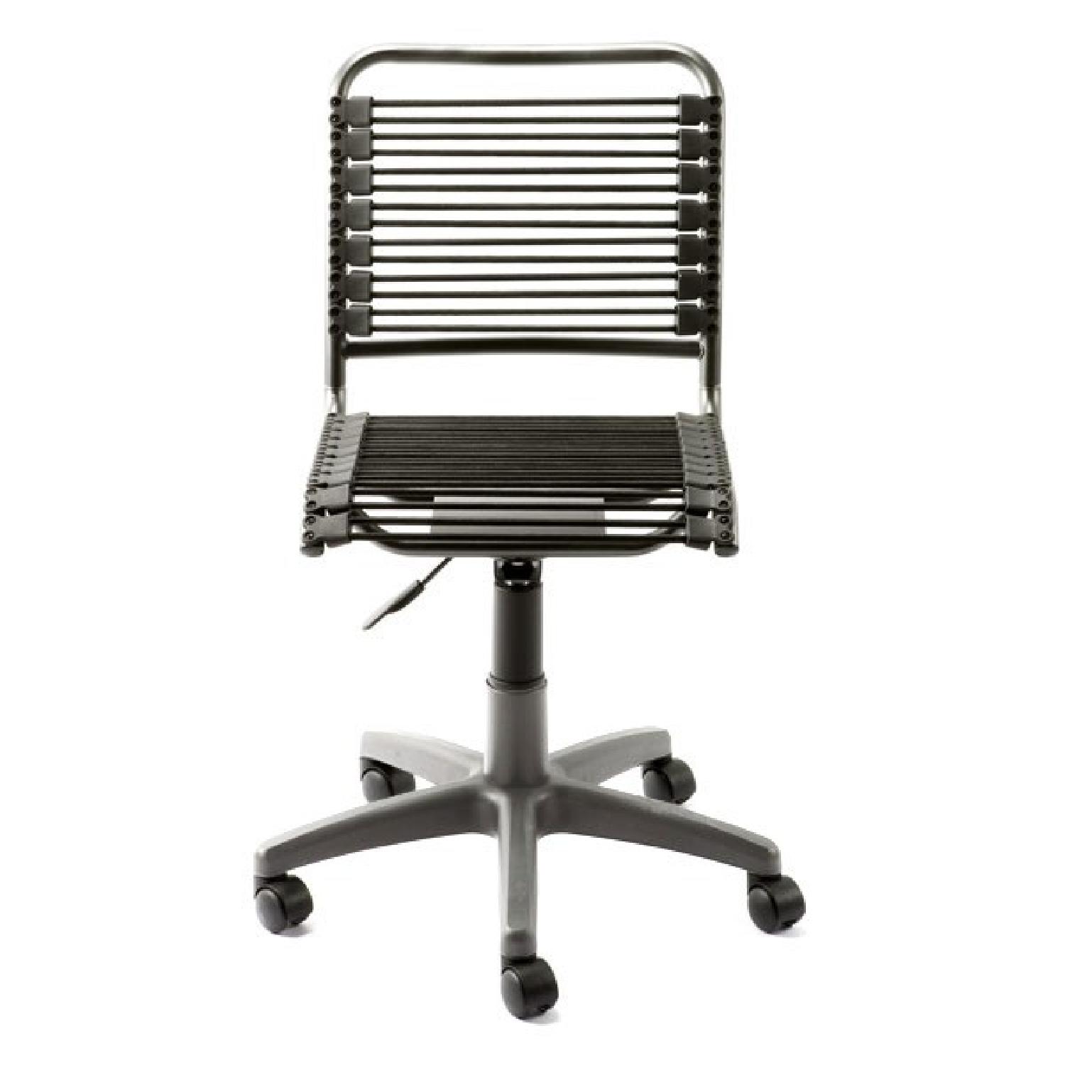Container Store Black Bungee Office Chair - image-0