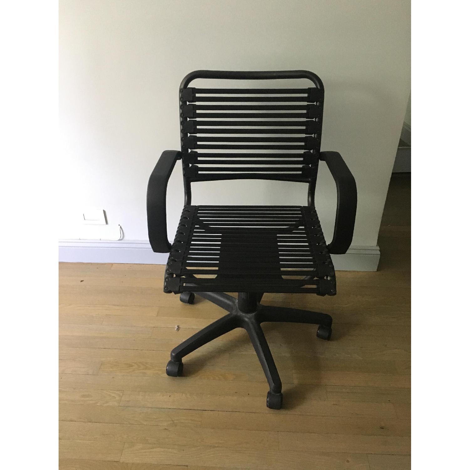 Container Store Black Bungee Office Chair - image-2