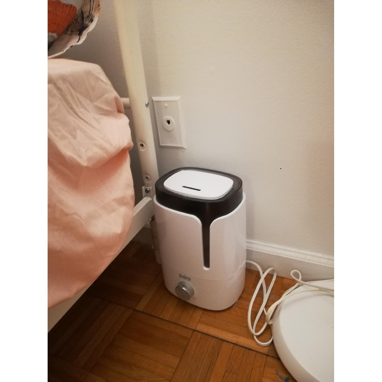 White Full Size Metal Bed Frame - image-3