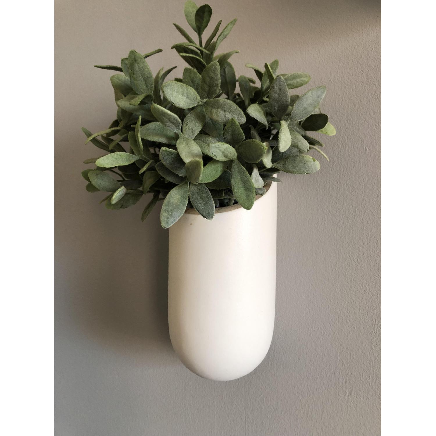 West Elm Ceramic Indoor/Outdoor Wall Planters - image-2