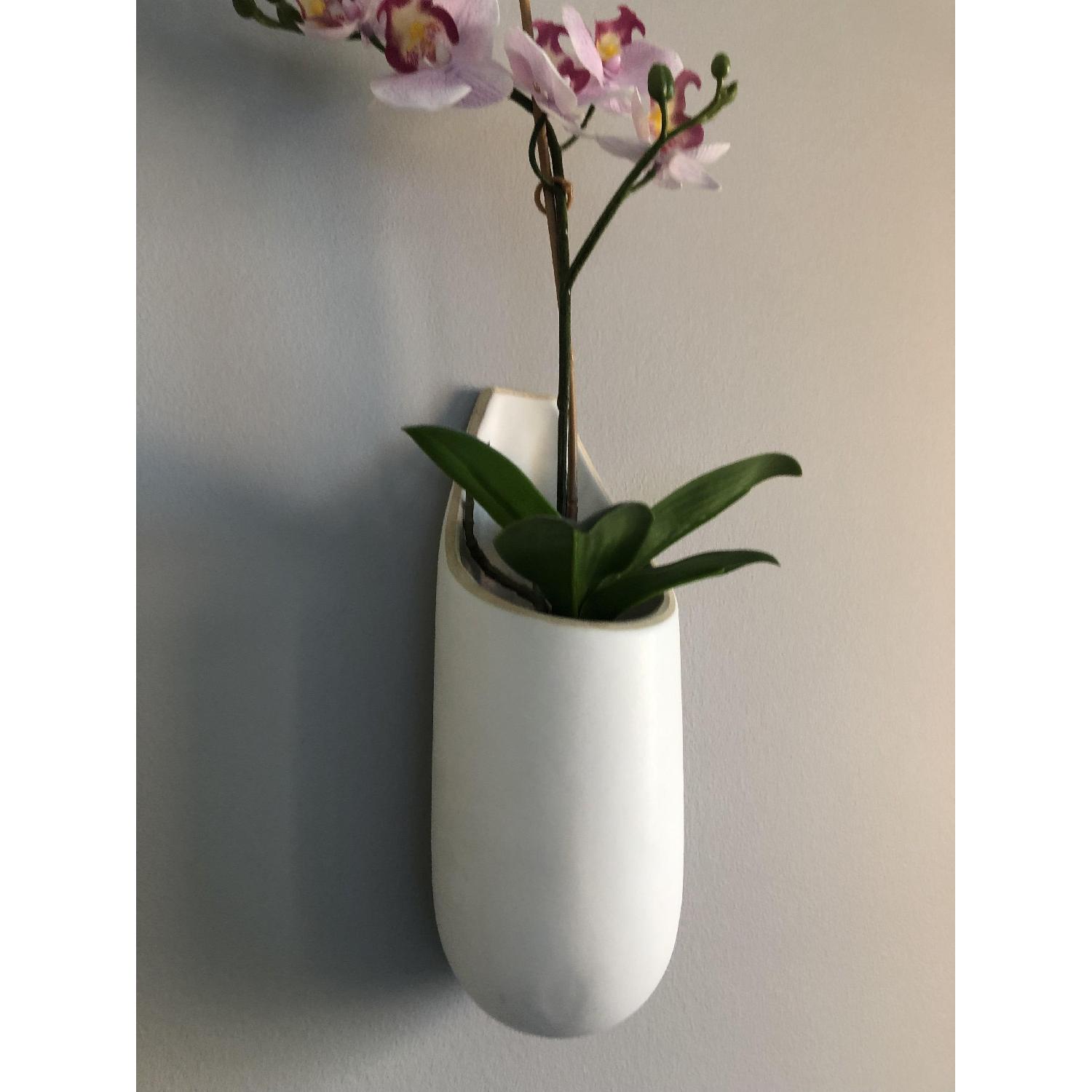 West Elm Ceramic Indoor/Outdoor Wall Planters - image-3
