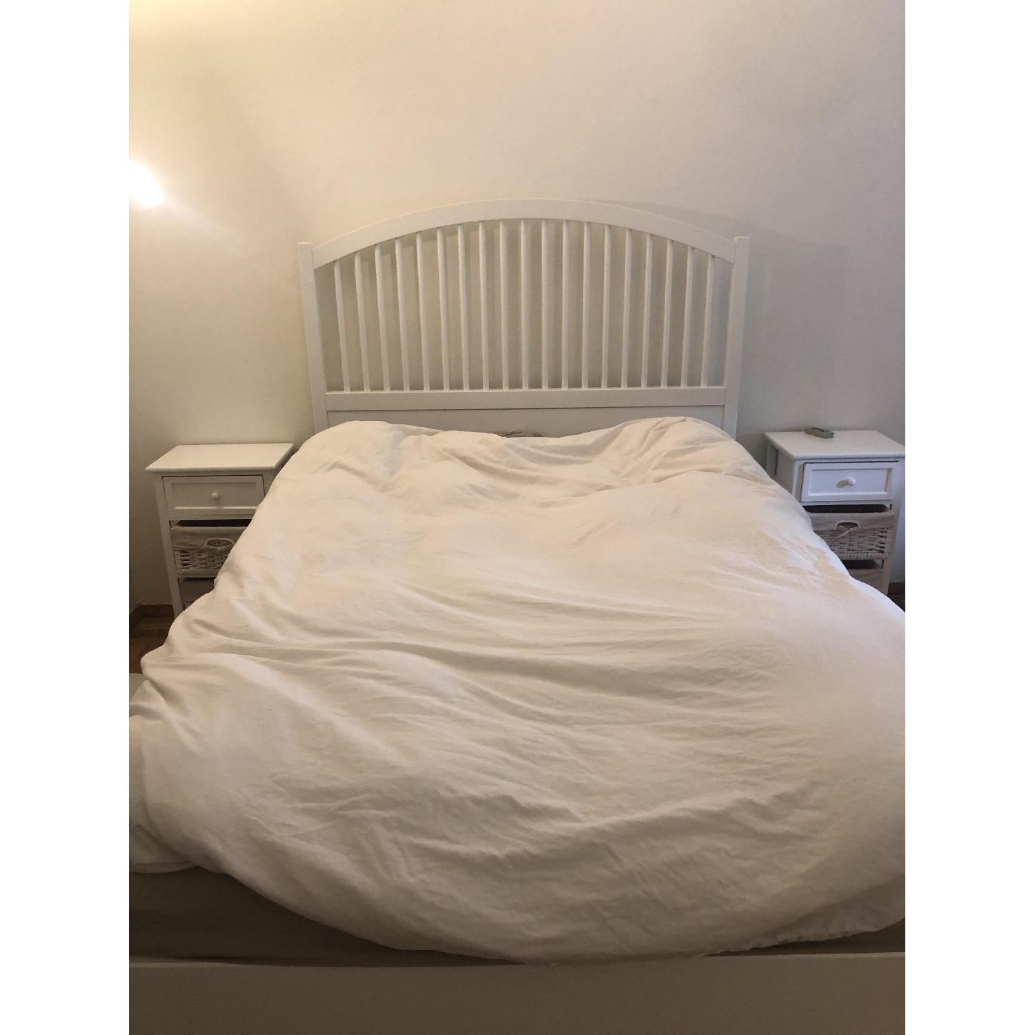 Ikea Tyssedal Bed Frame w/ Luroy Base - image-1