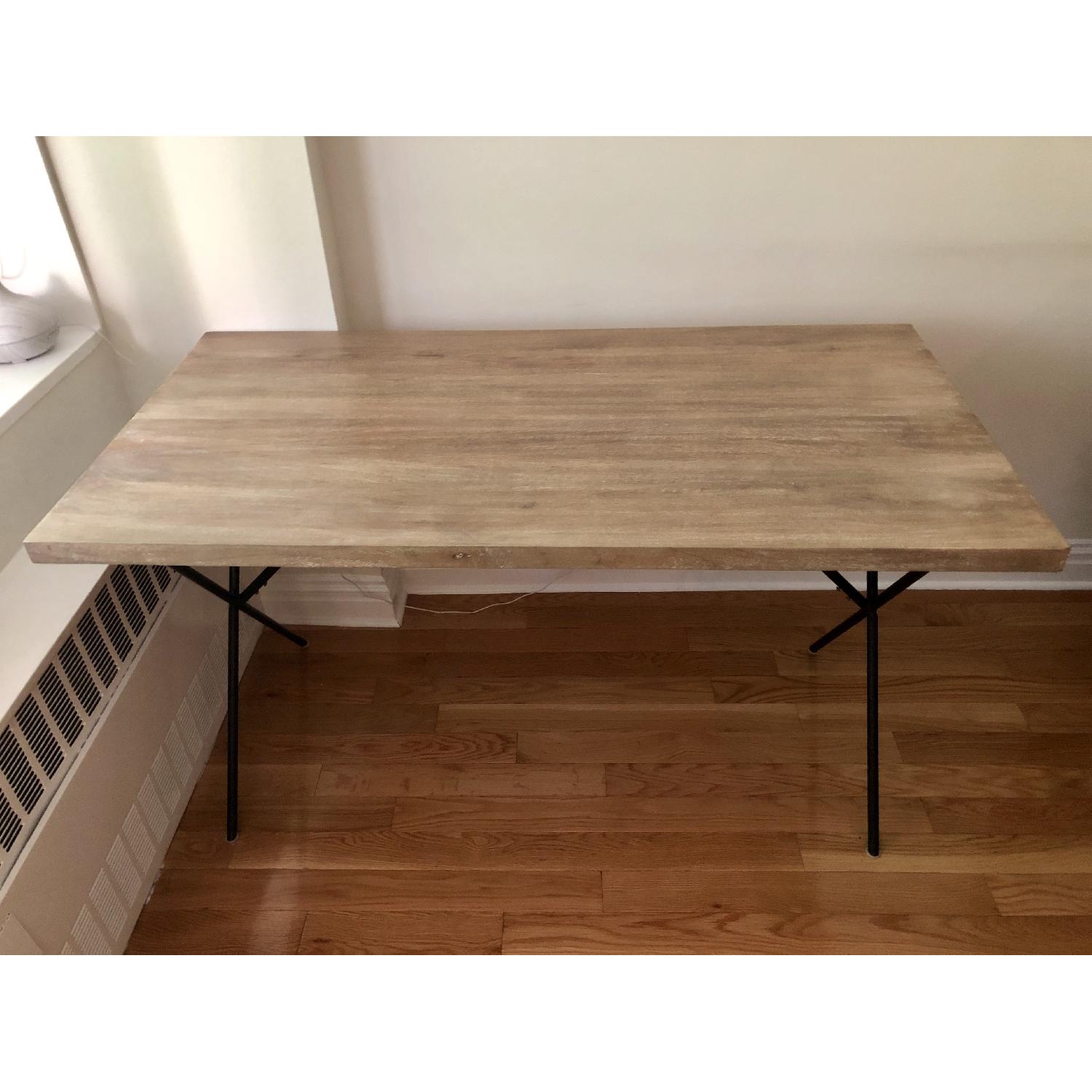 West Elm Metal Truss Work Table/Desk - image-2
