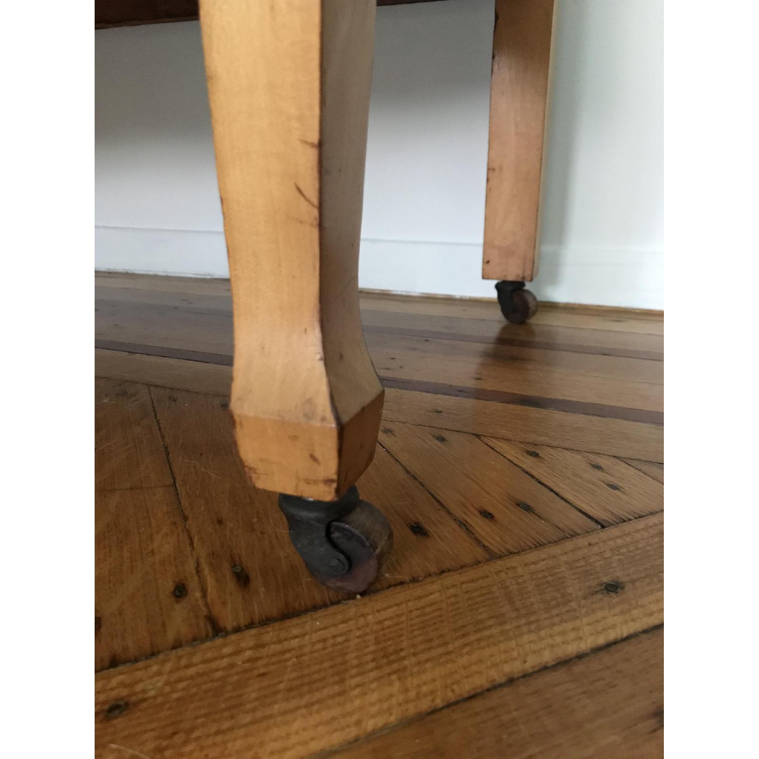 Edwardian Birdseye Maple Bow Front Dresser - image-5