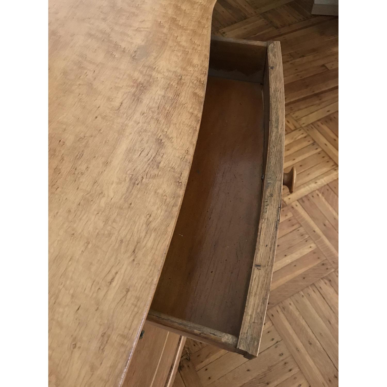 Edwardian Birdseye Maple Bow Front Dresser - image-7