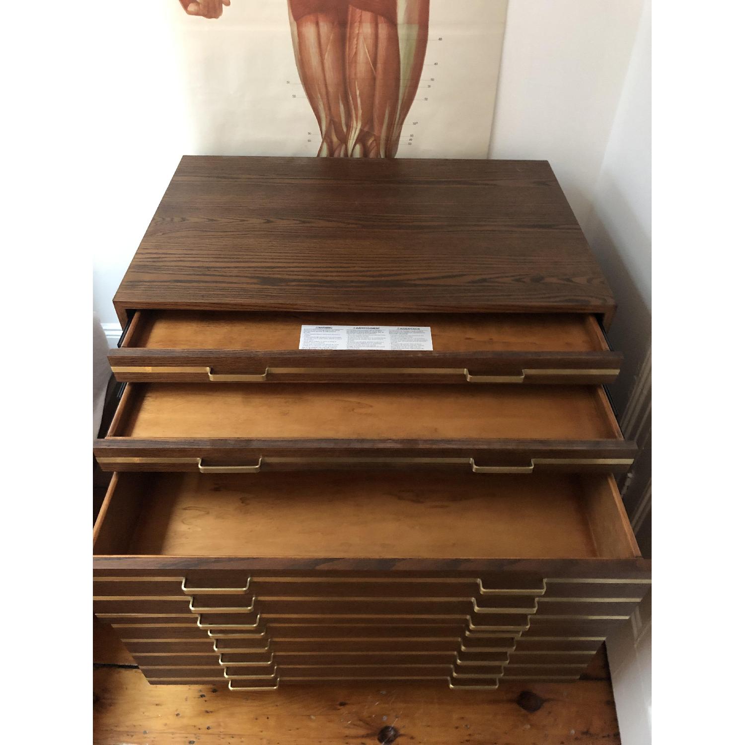 CB2 Inline Brass Flat File Filing AptDeco