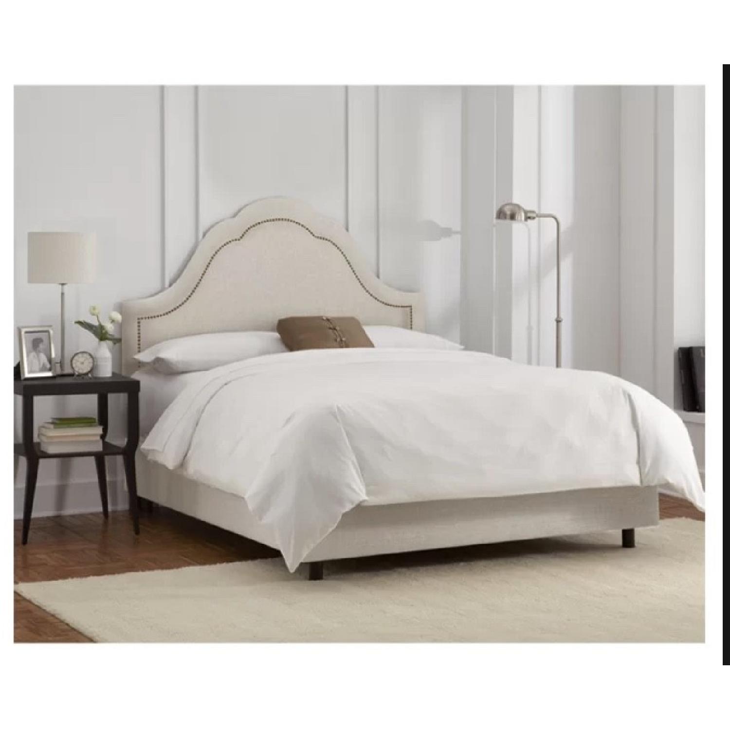 Skyline Chaumont Upholstered Headboard in Talc - image-1