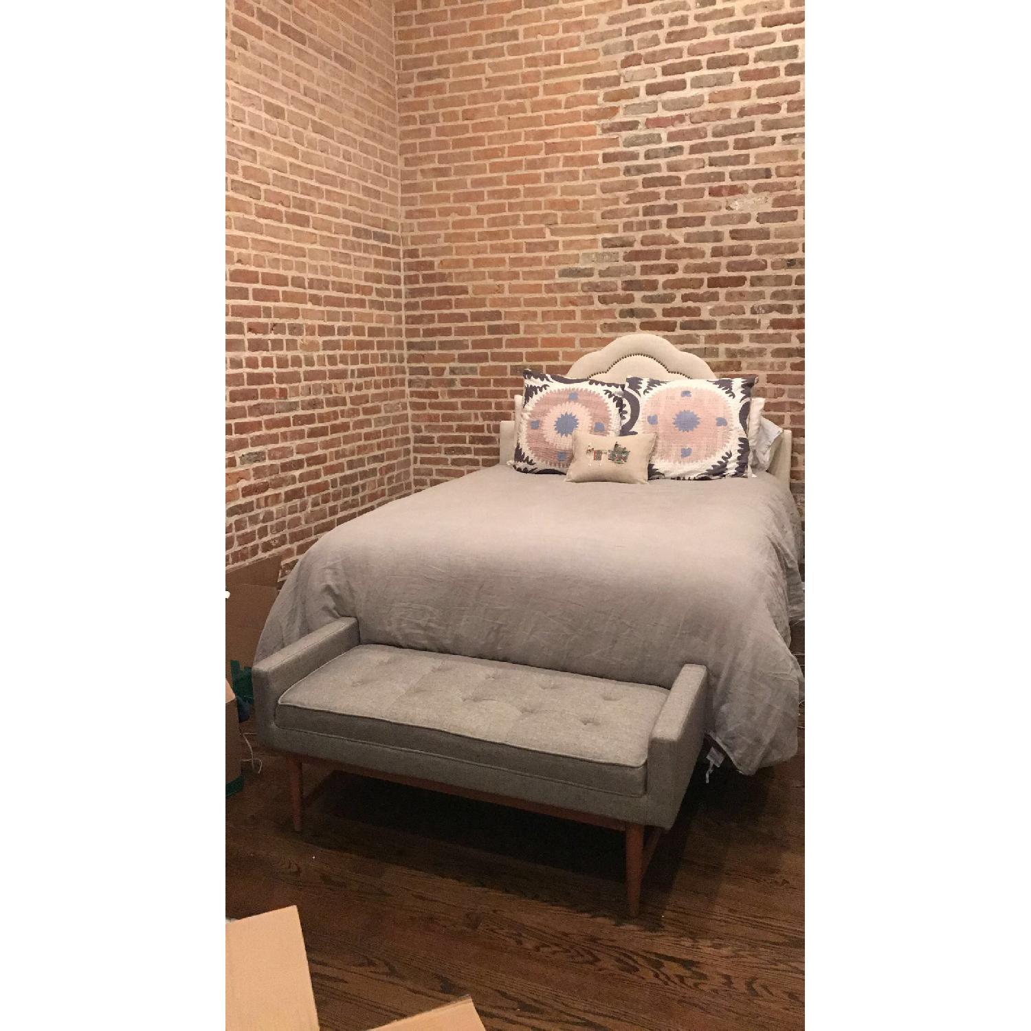 Skyline Chaumont Upholstered Headboard in Talc - image-2