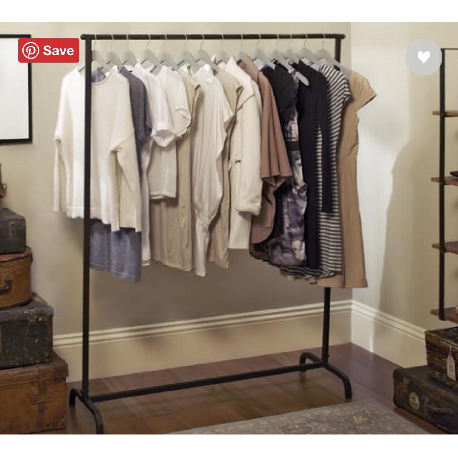 Pottery Barn Wrought Iron Blacksmith Clothes Rack - image-2