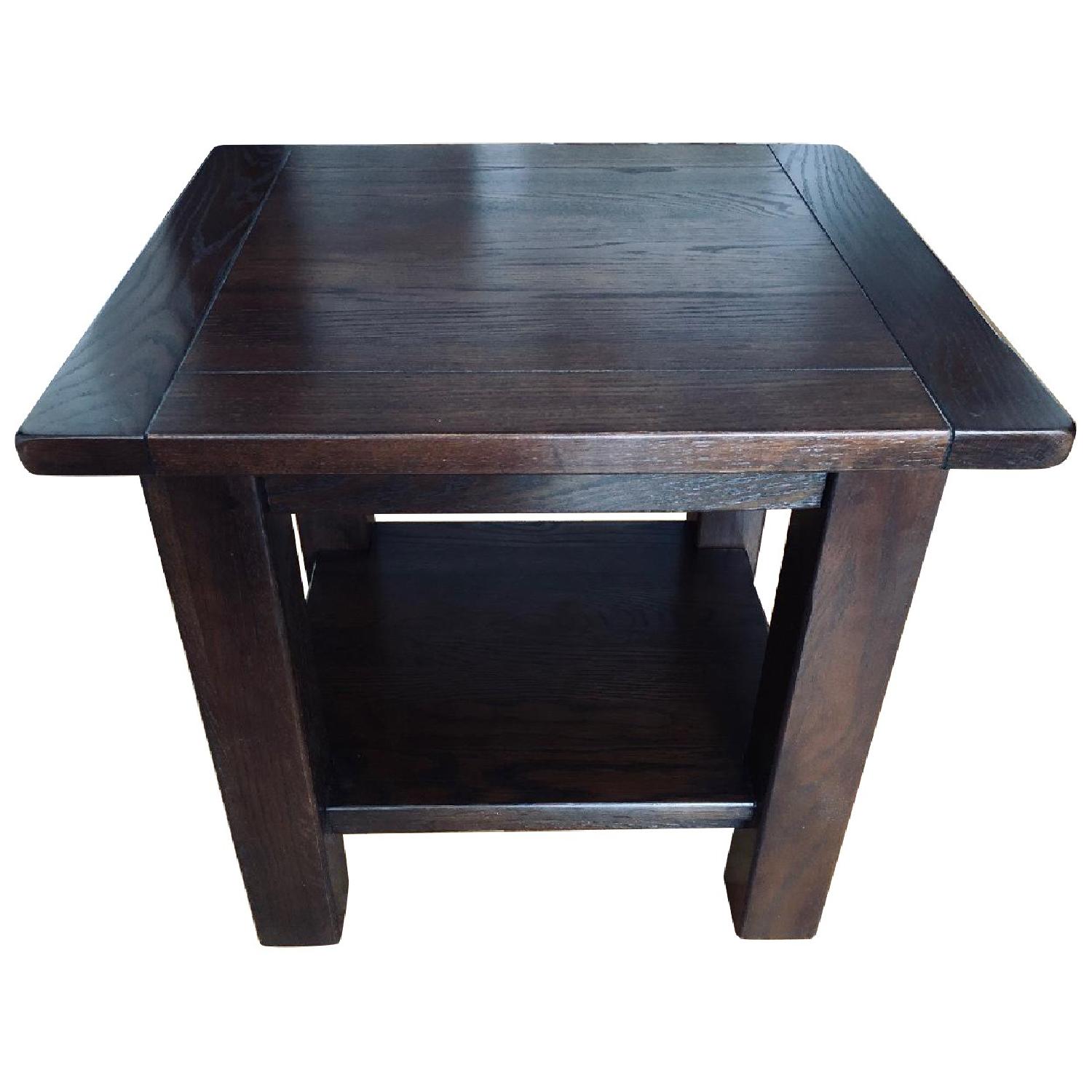 Pottery Barn Benchwright Cube Side Tables AptDeco