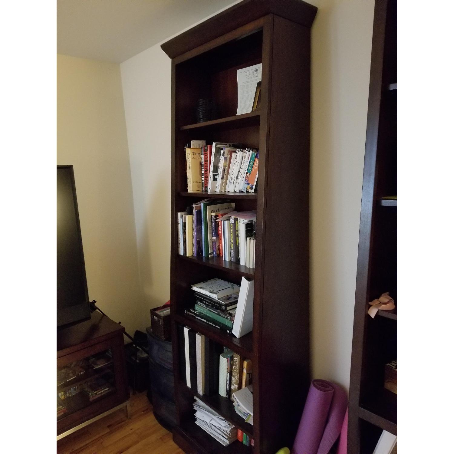 Ethan Allen Wood Tall Bookcase - image-3