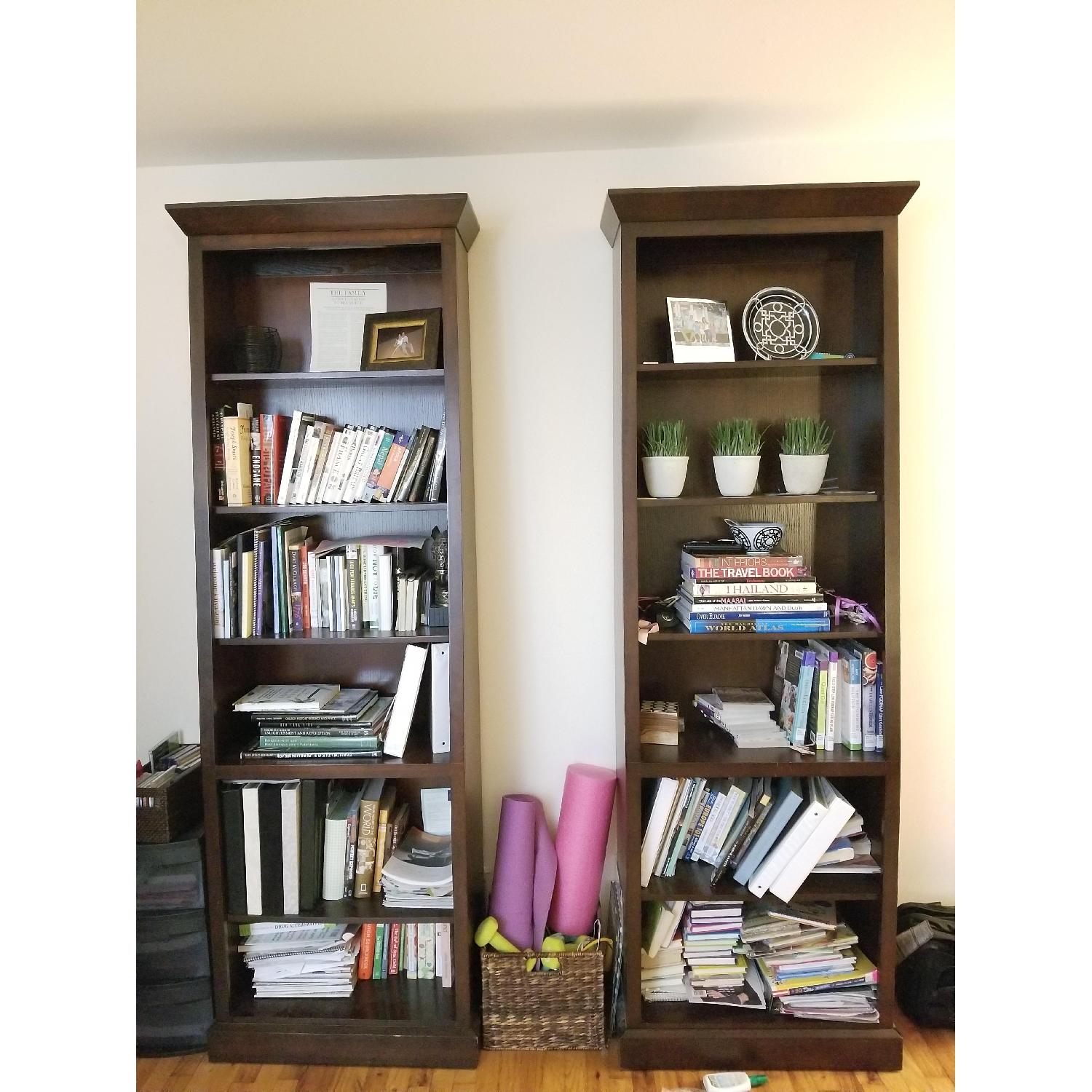 Ethan Allen Wood Tall Bookcase - image-4