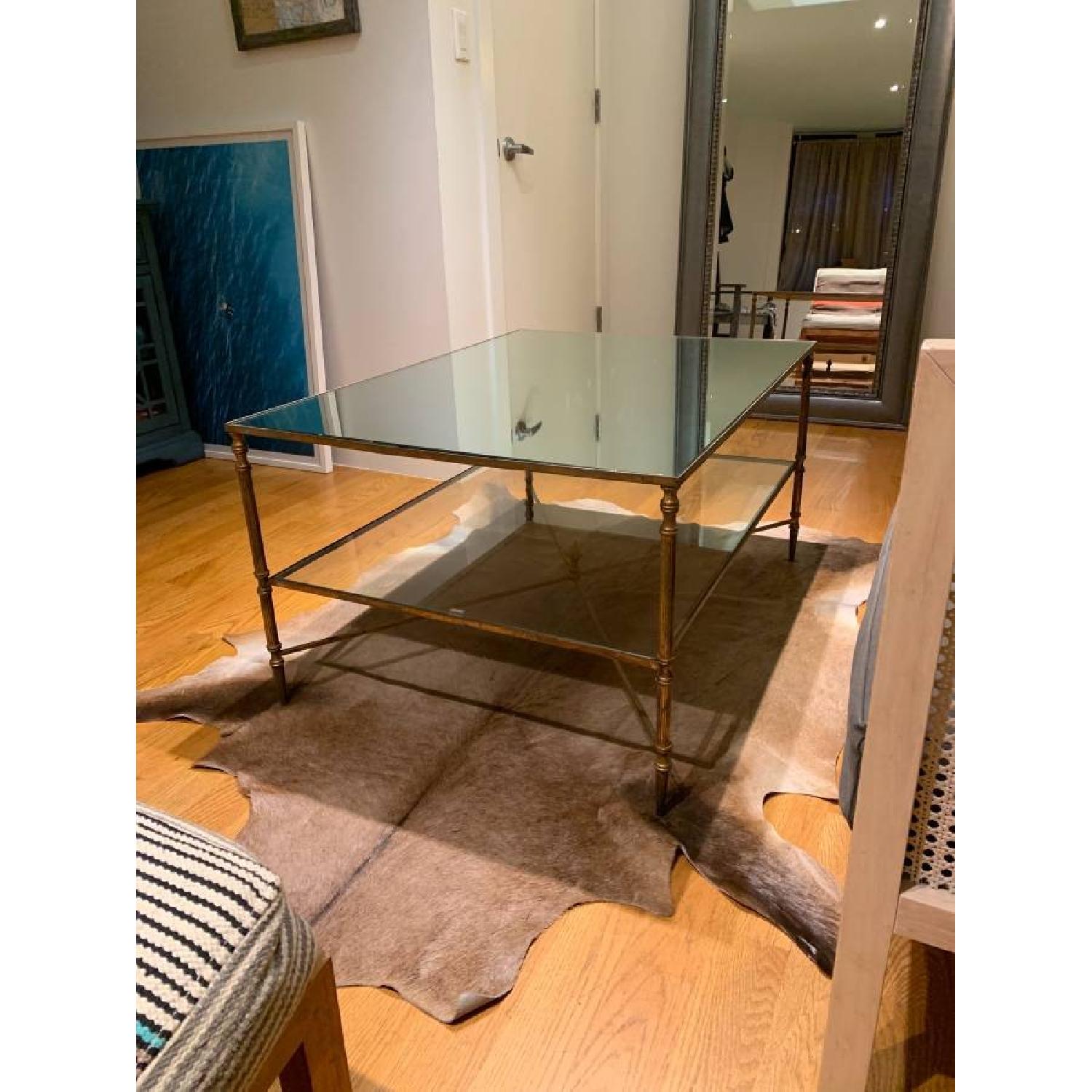 Uttermost Mirrored Glass Coffee Table - image-1