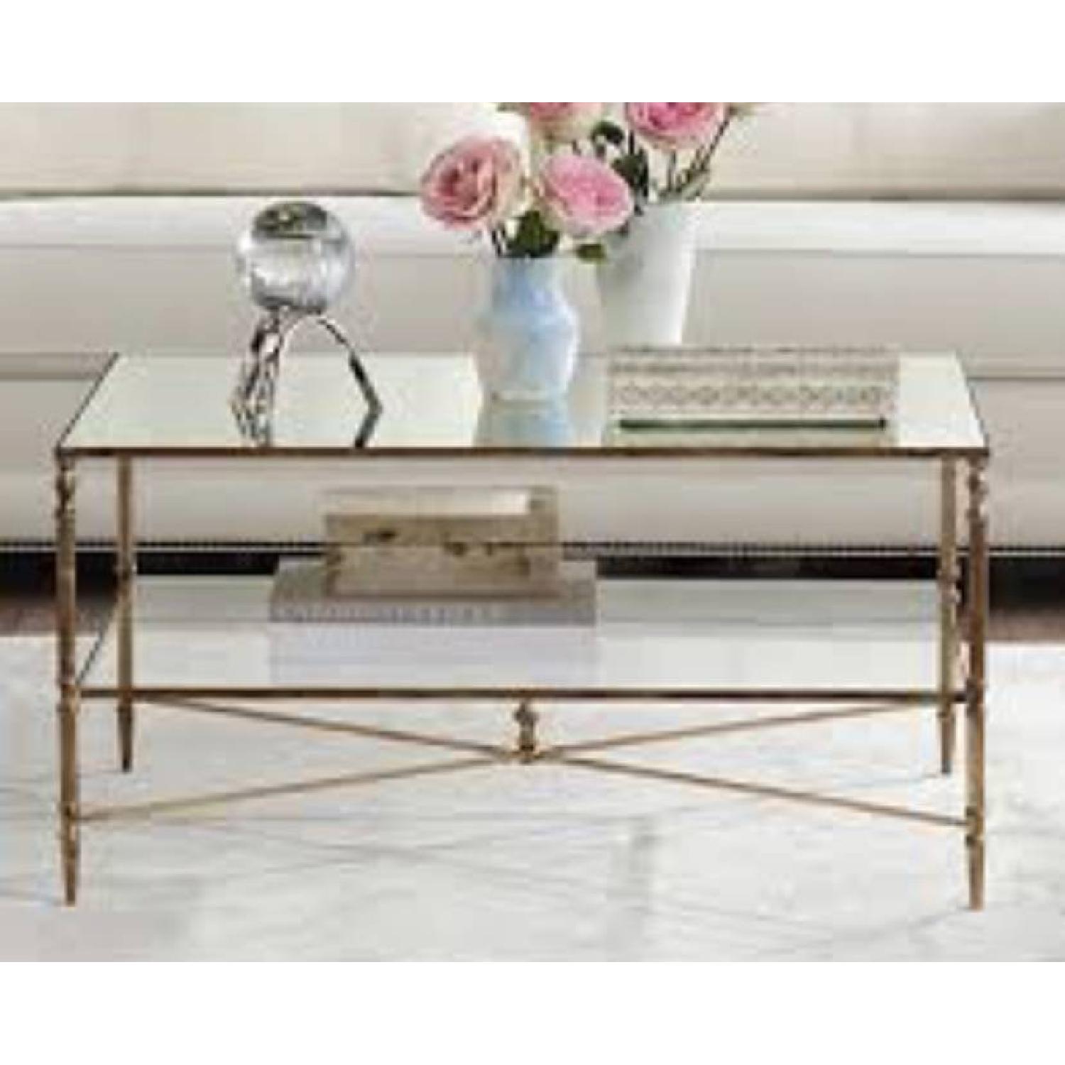 Uttermost Mirrored Glass Coffee Table - image-2
