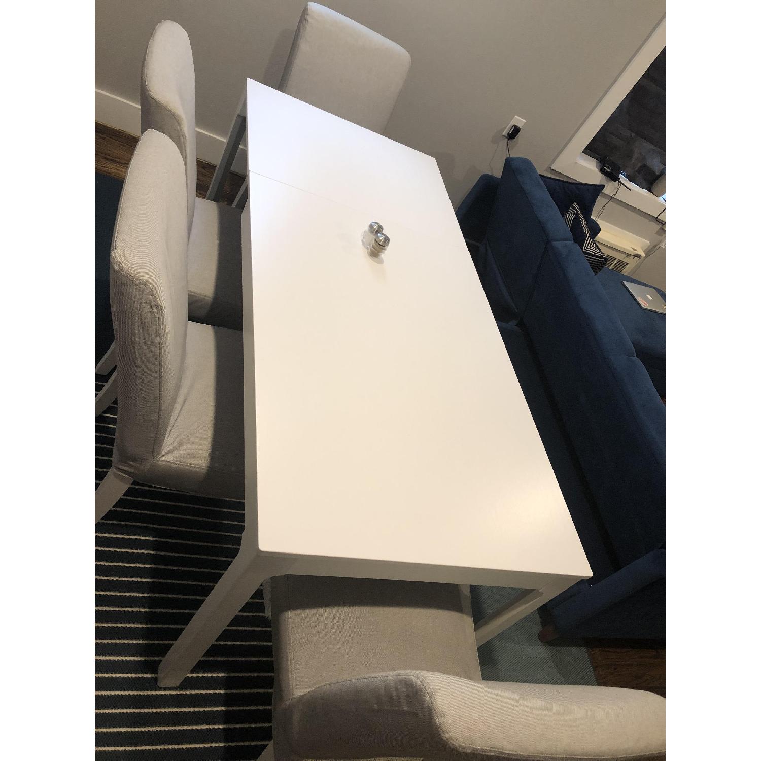 Ikea Extendable Dining Table w/ 4 chairs - image-1