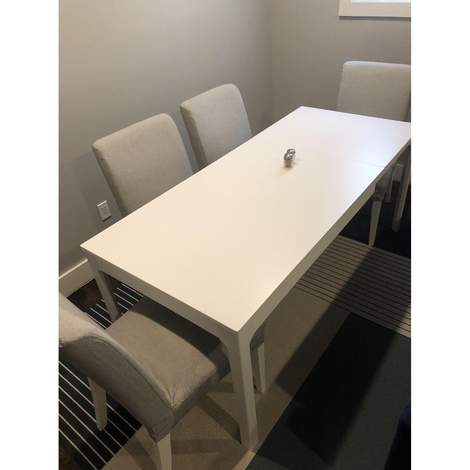 Ikea Extendable Dining Table w/ 4 chairs - image-3