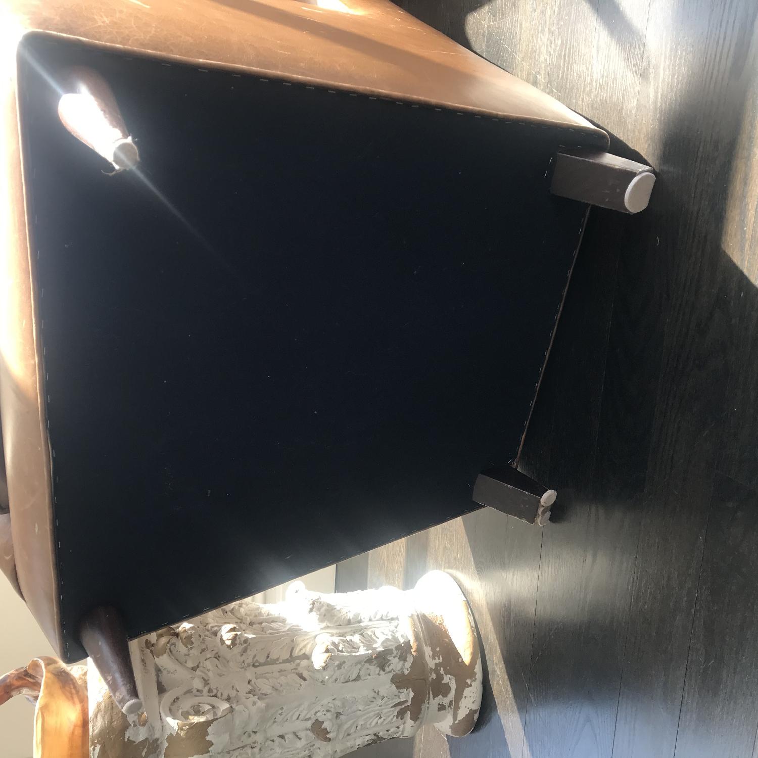 Handmade Italian Leather Lounge Chairs - image-3