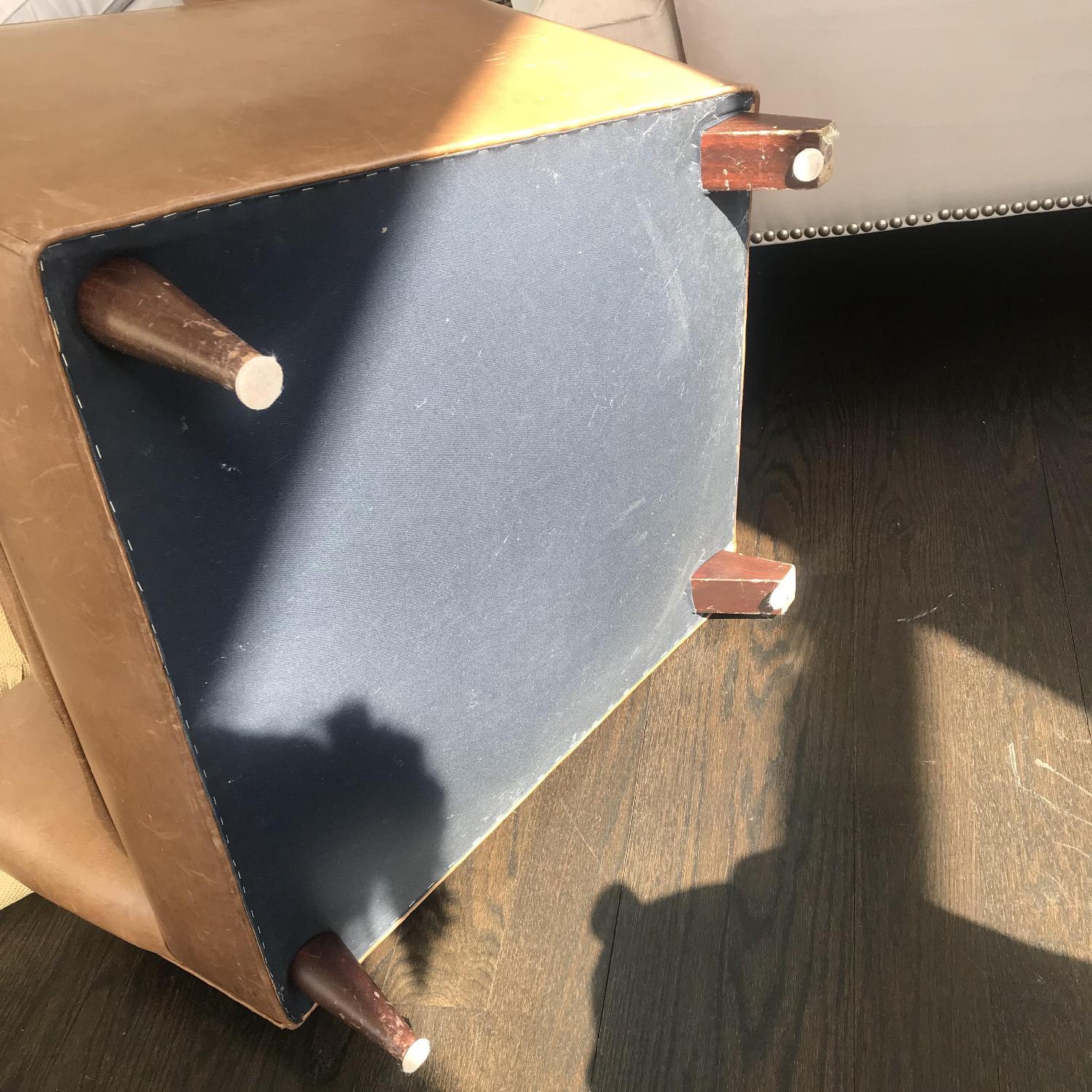 Handmade Italian Leather Lounge Chairs - image-5