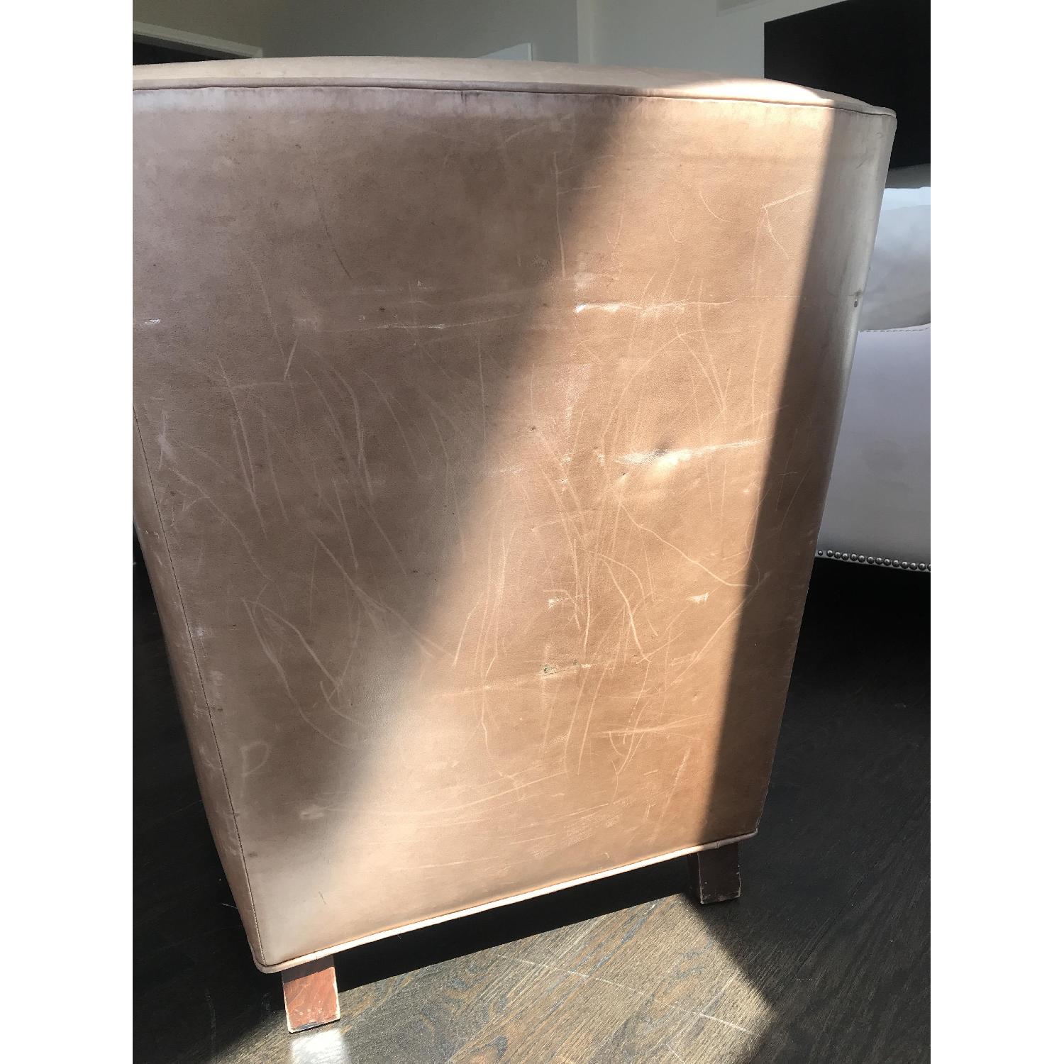 Handmade Italian Leather Lounge Chairs - image-6