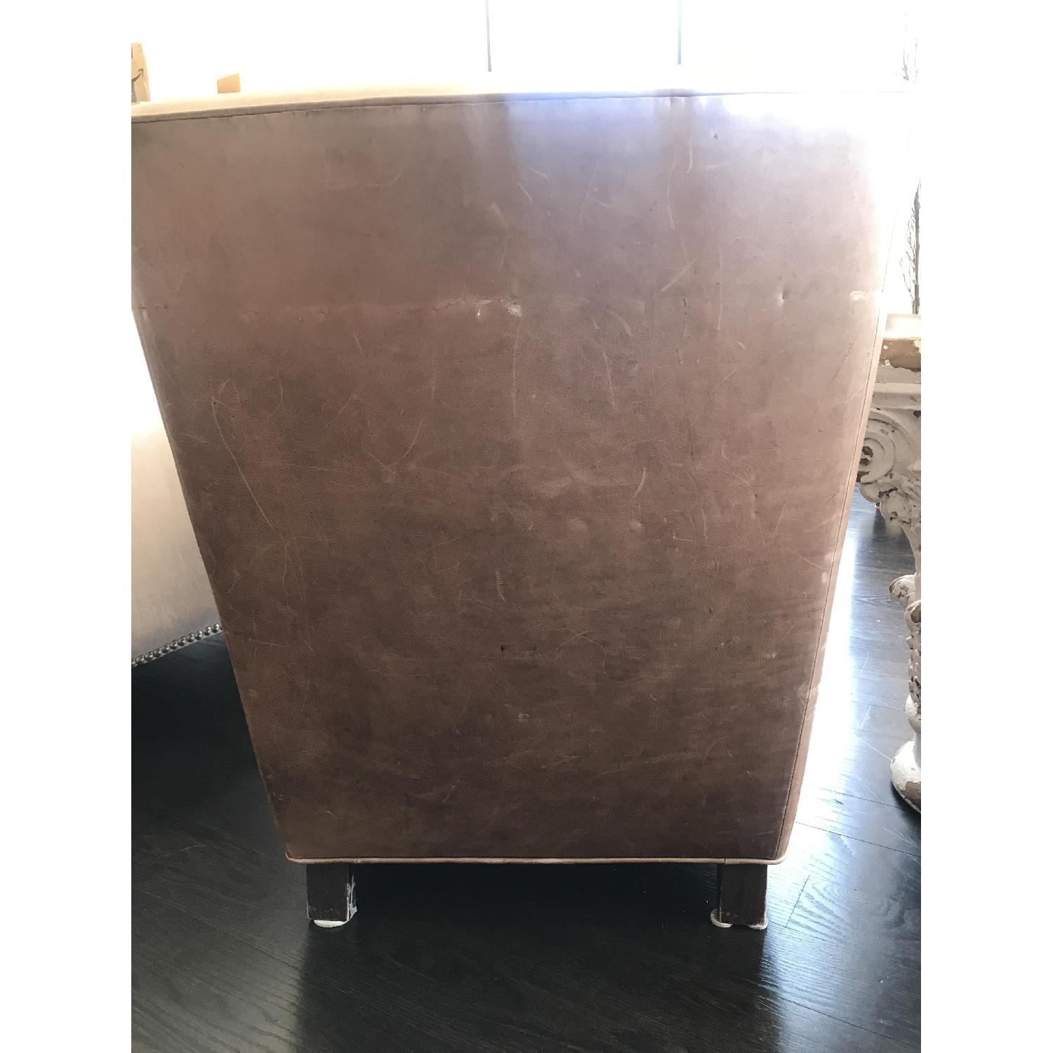 Handmade Italian Leather Lounge Chairs - image-7