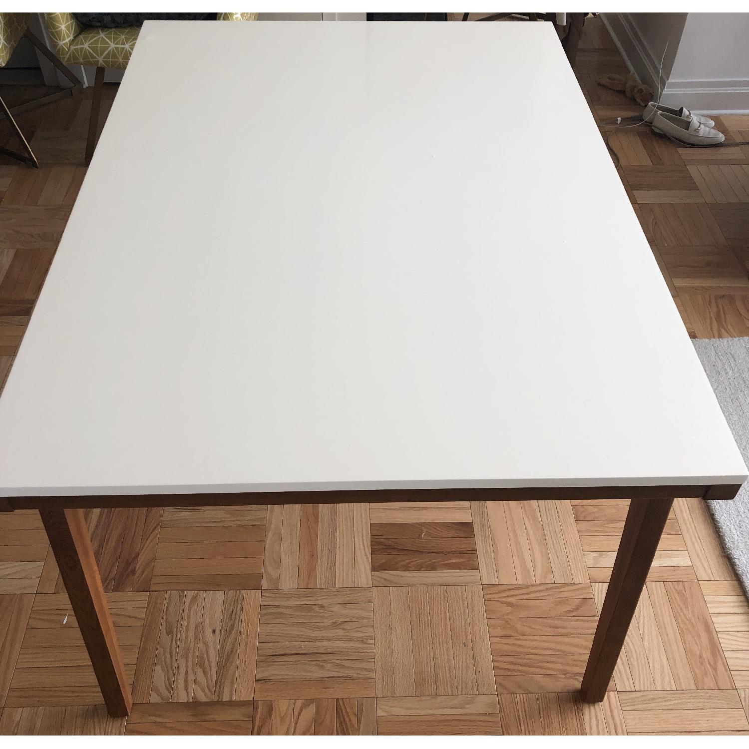 West Elm Modern Dining Table - AptDeco