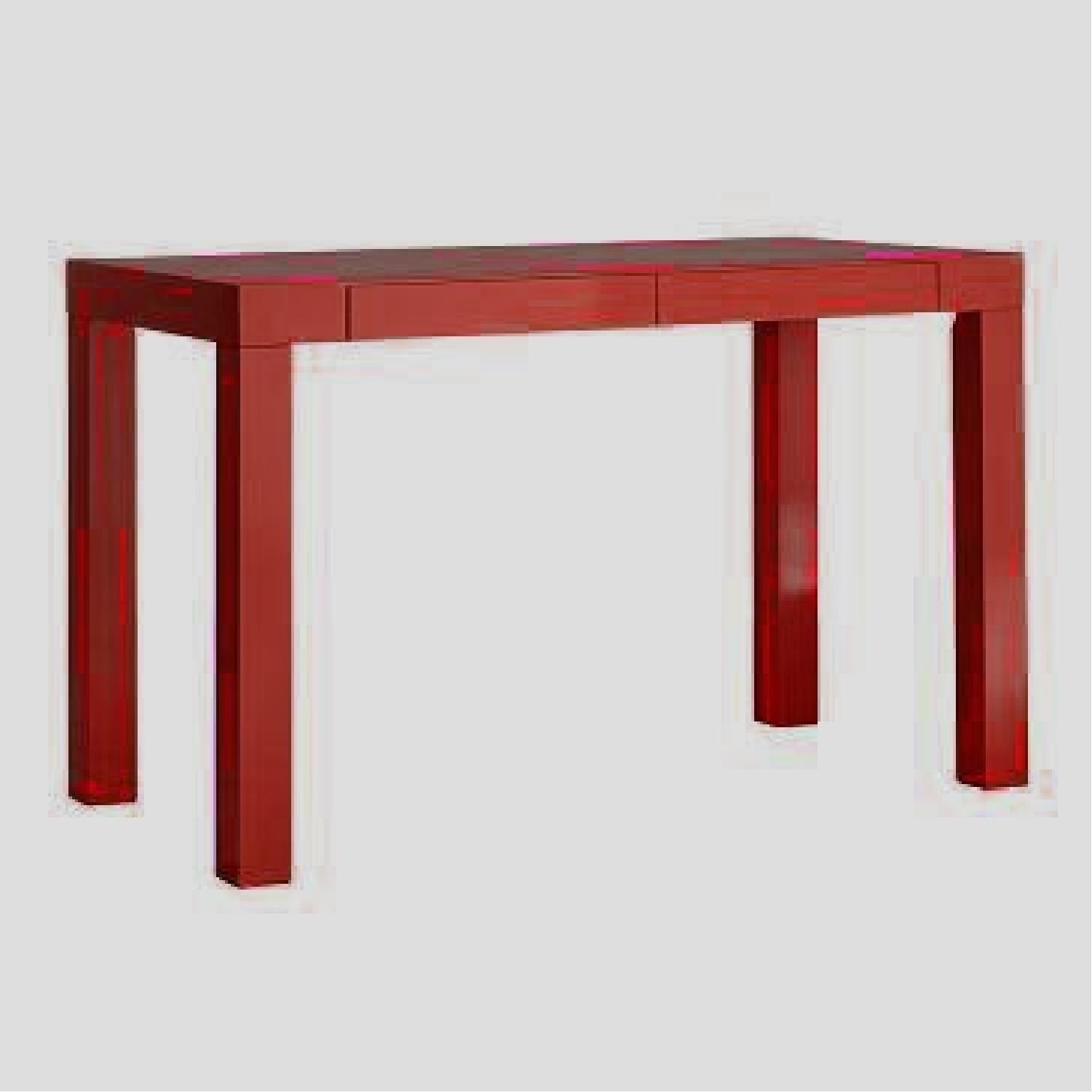 West Elm Parsons Red Desk - image-2