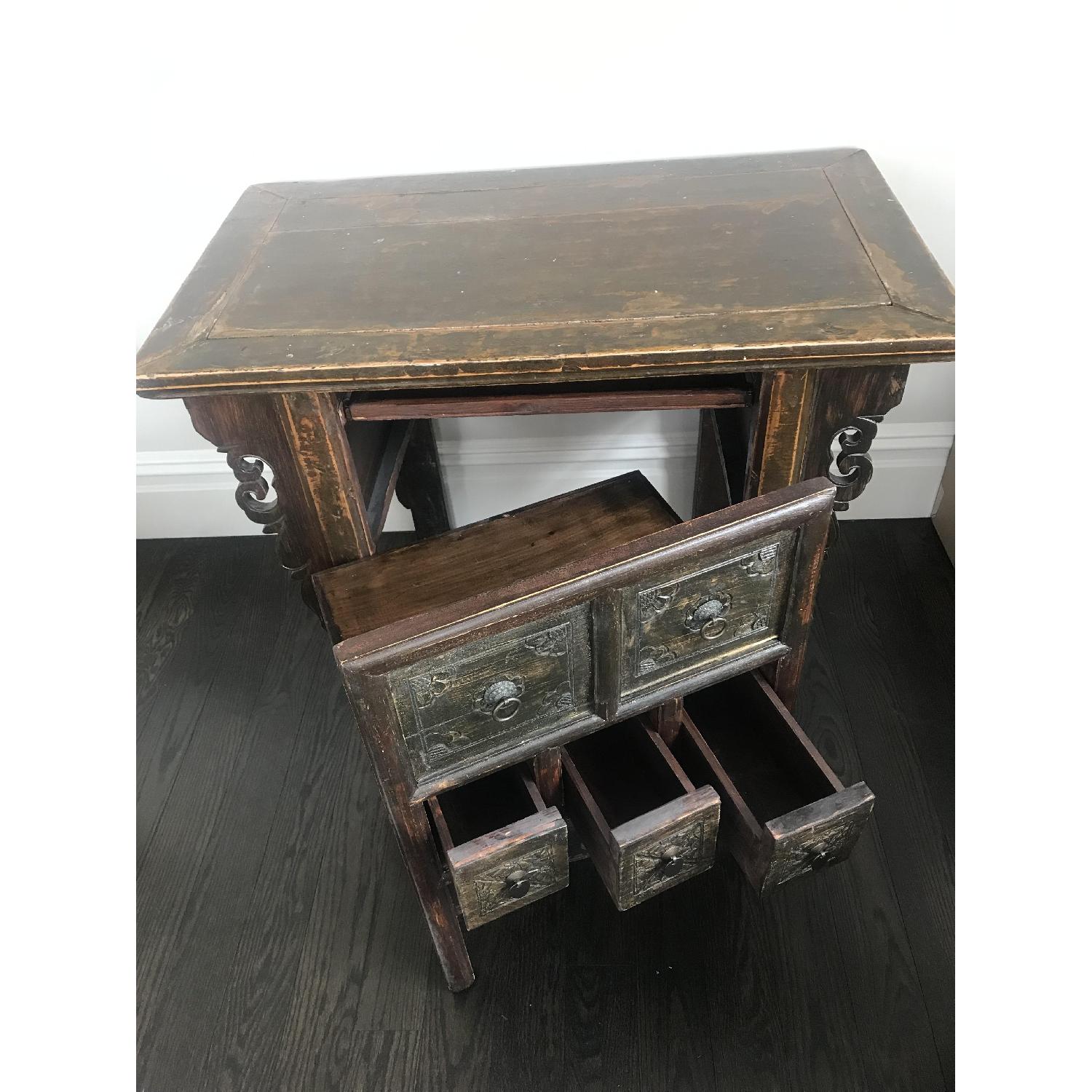 Ancient Asian Functional Design Desk & Chair - image-2