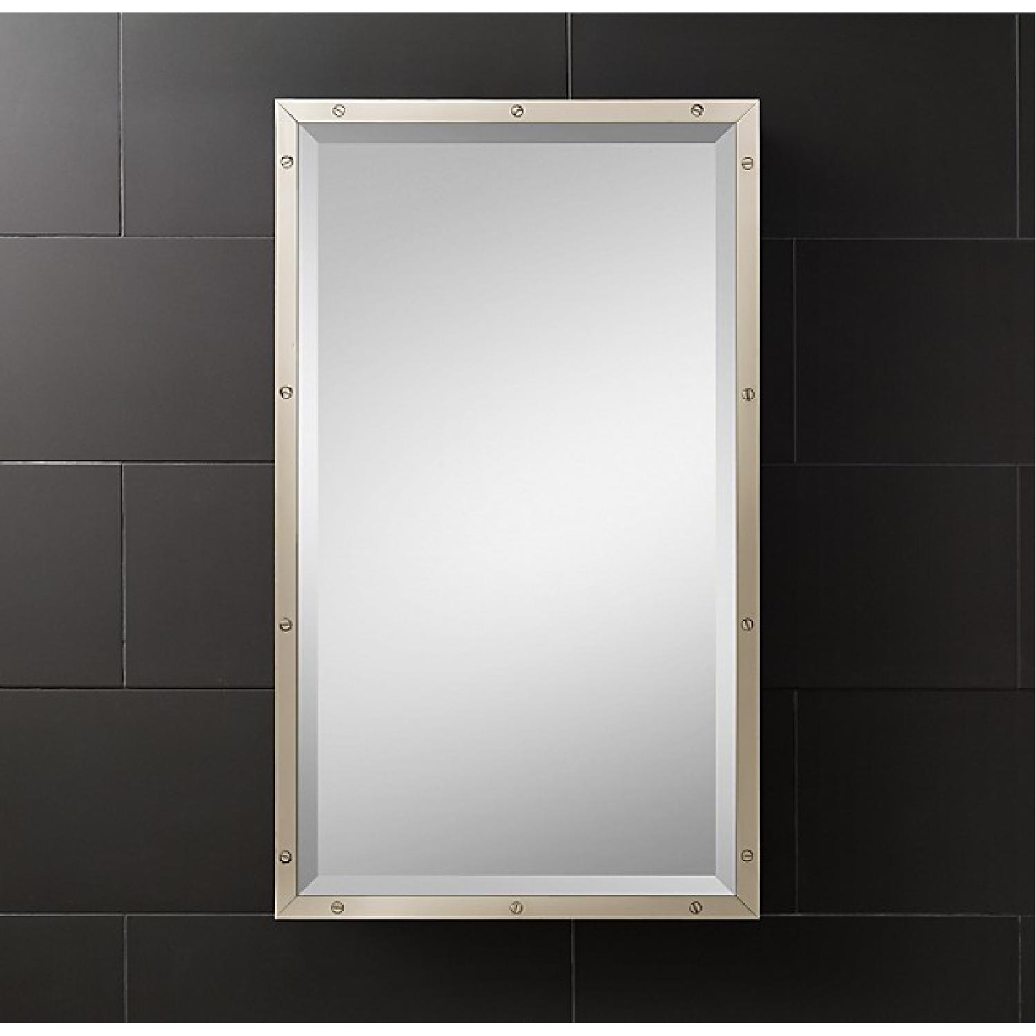 Restoration Hardware Rivet Medicine Cabinet - image-1