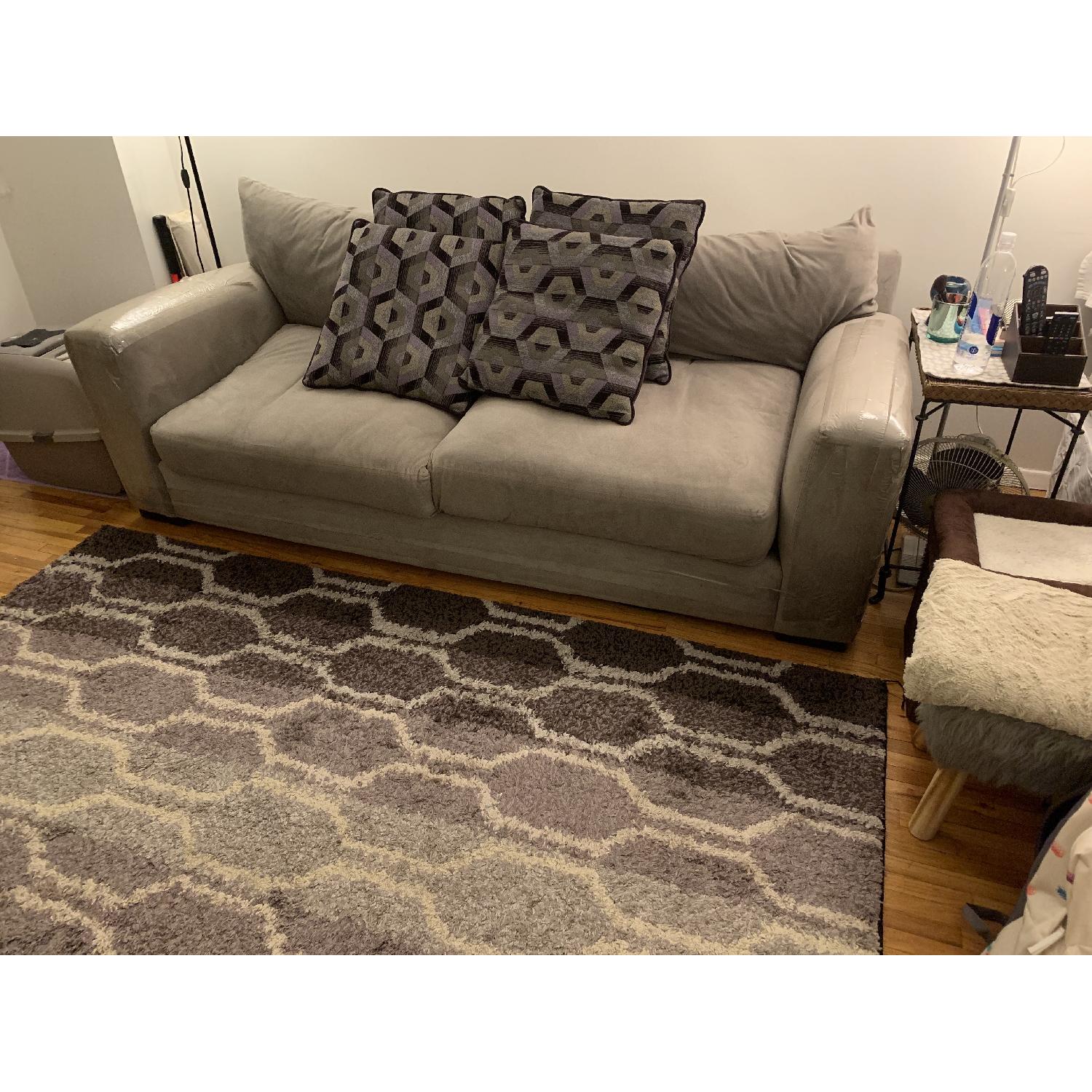 Raymour & Flanigan Grey Sofa - image-1