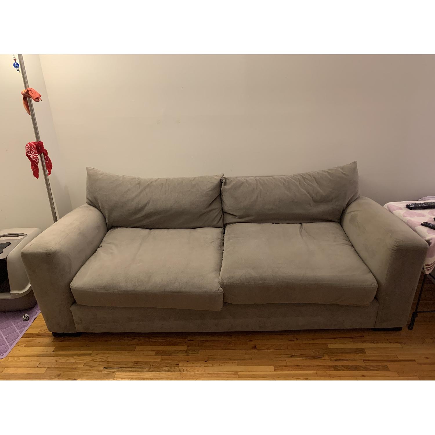 Raymour & Flanigan Grey Sofa - image-5