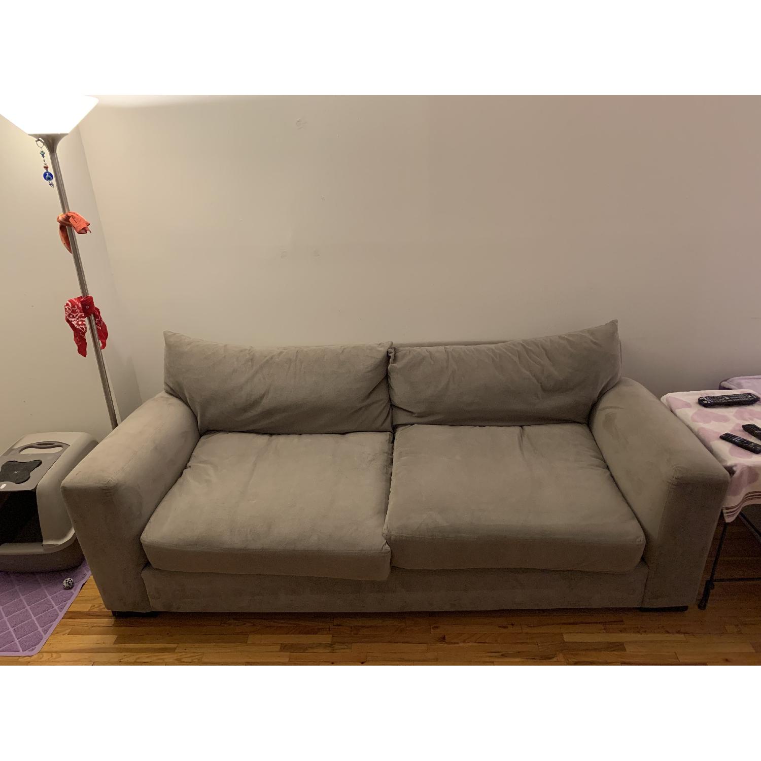 Raymour & Flanigan Grey Sofa - image-7