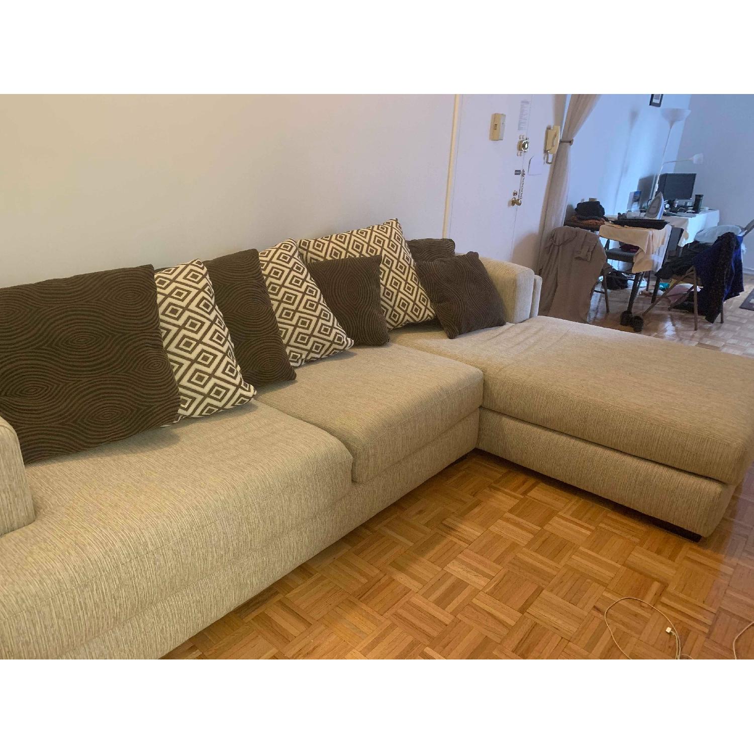 Raymour & Flanigan Urbanity 2-Piece Sectional Sofa - image-1