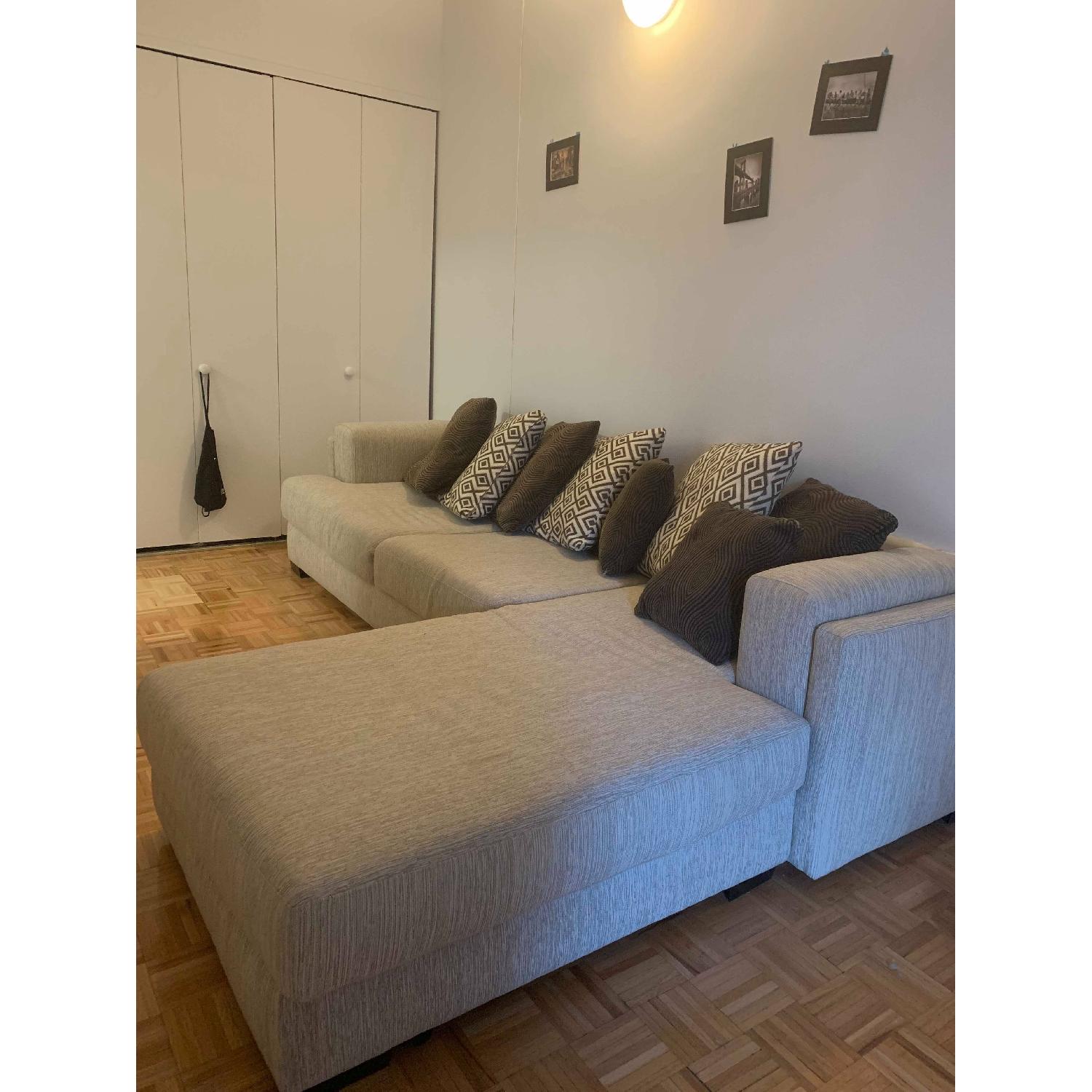 Raymour & Flanigan Urbanity 2-Piece Sectional Sofa - image-2