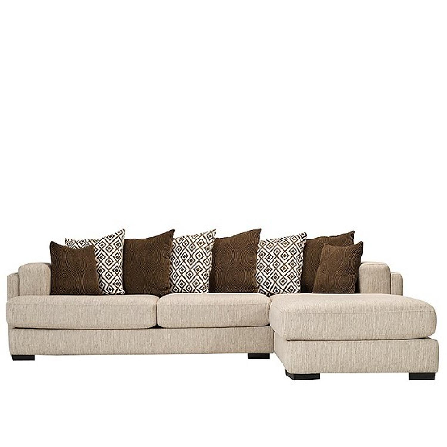 Raymour & Flanigan Urbanity 2Piece Sectional Sofa AptDeco