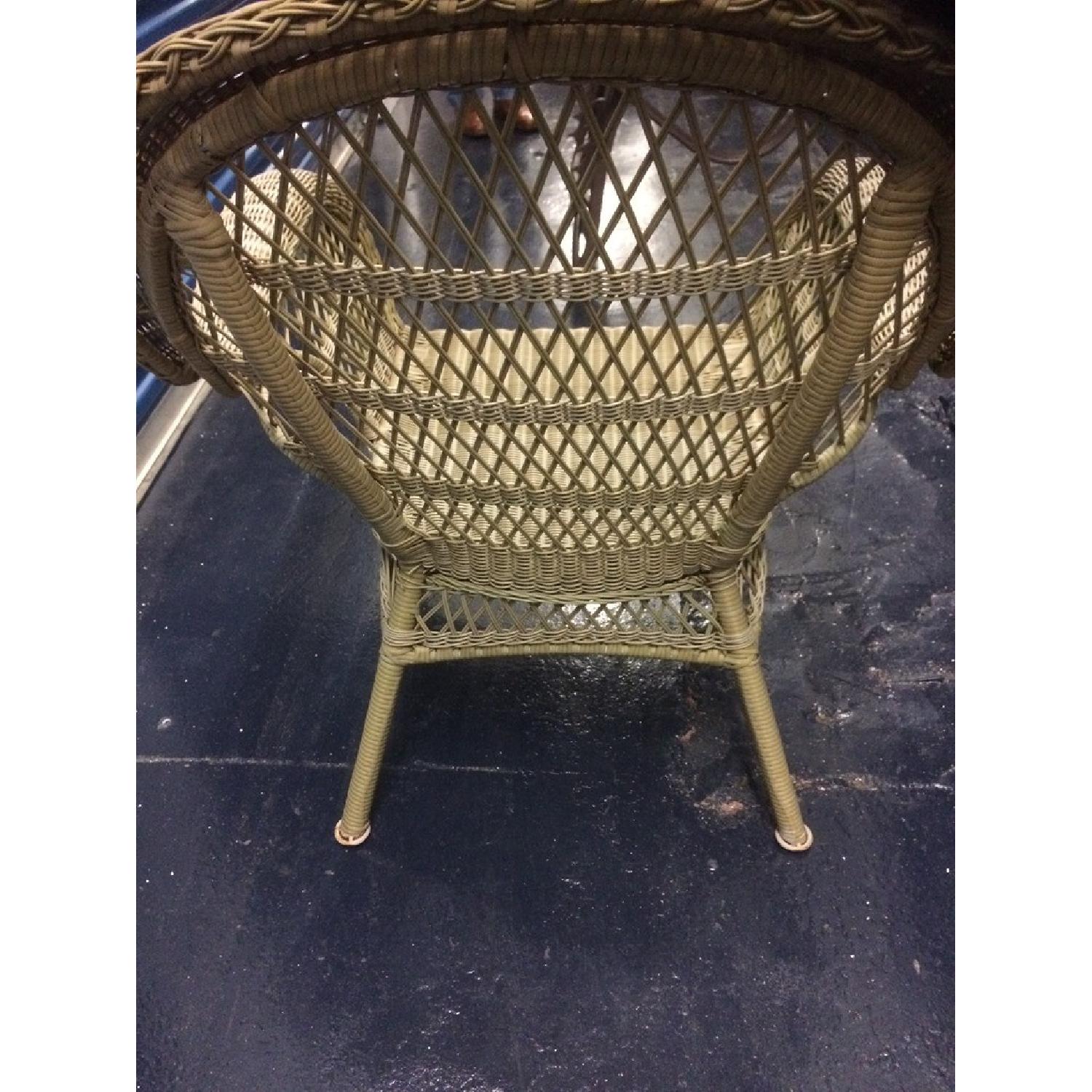 Pier 1 Santa Barbara Light Brown Wicker Armchair - image-6