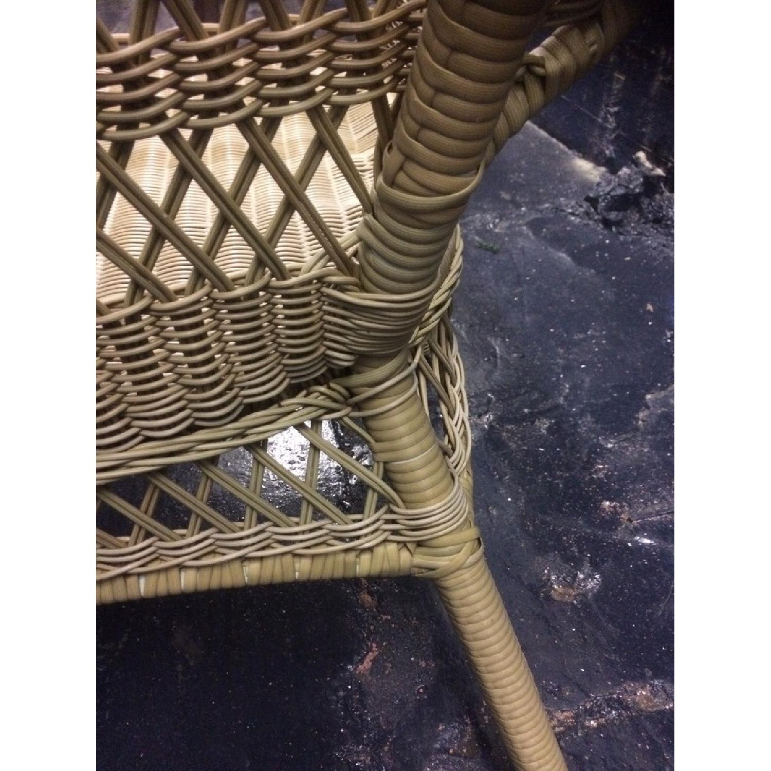Pier 1 Santa Barbara Light Brown Wicker Armchair - image-8