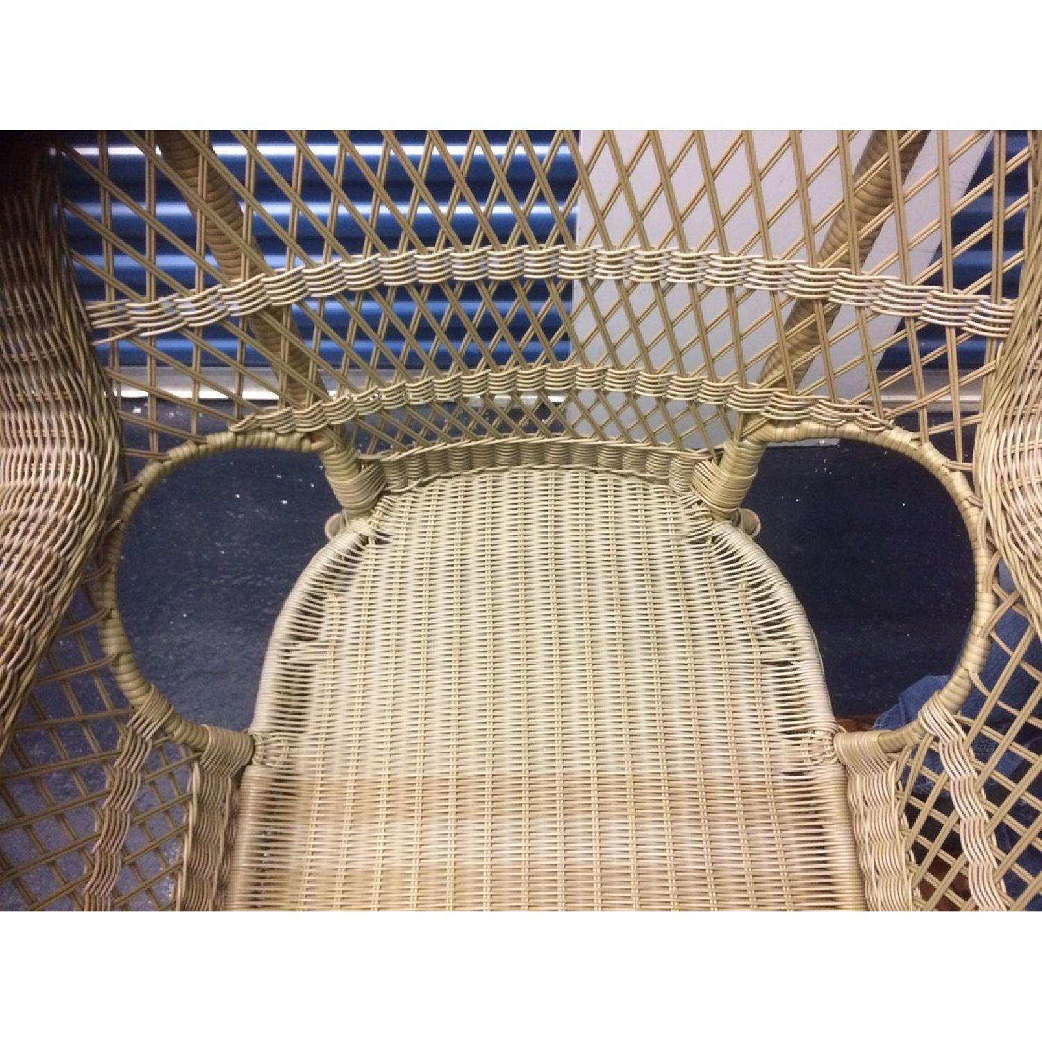 Pier 1 Santa Barbara Light Brown Wicker Armchair - image-10