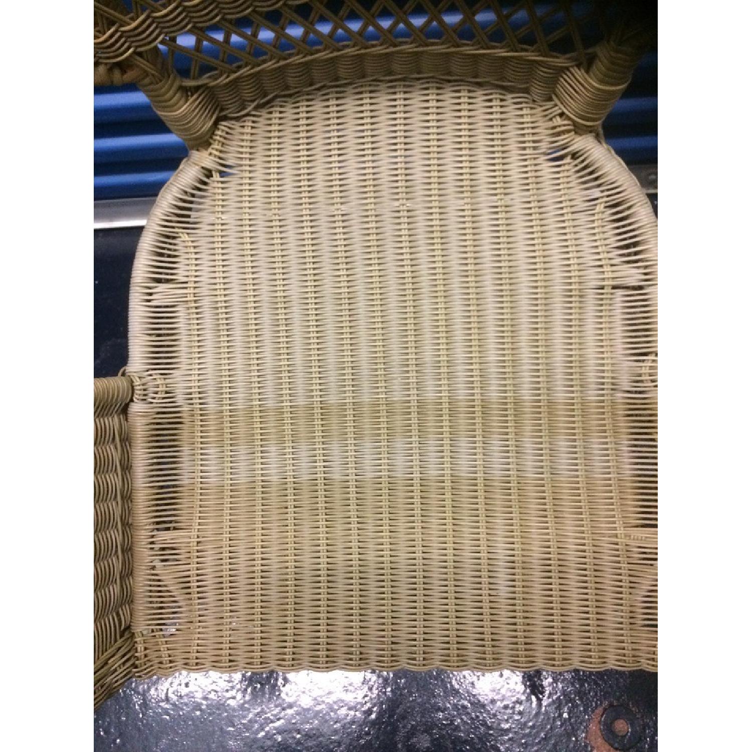 Pier 1 Santa Barbara Light Brown Wicker Armchair - image-12