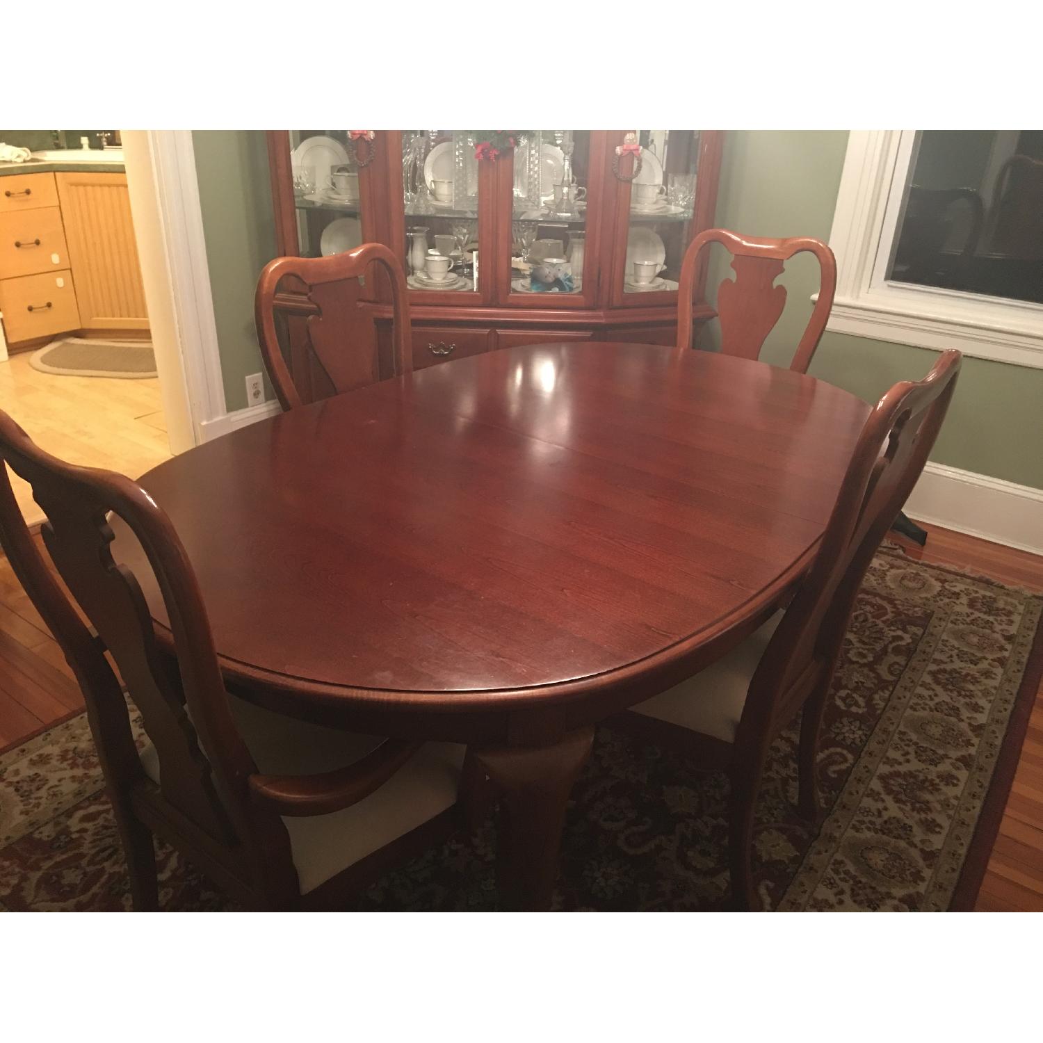Simply Amish Cherry Wood Dining Set - image-1