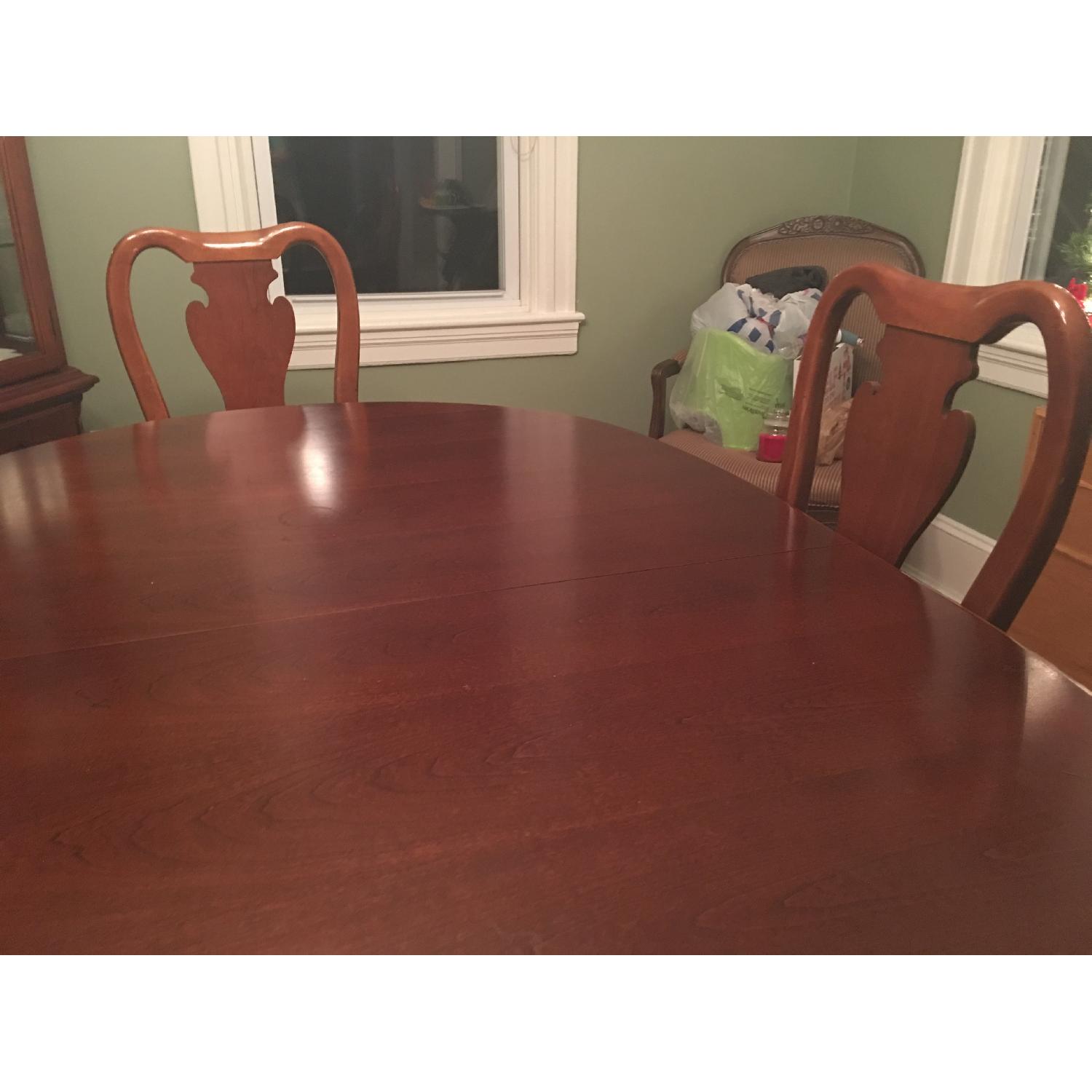 Simply Amish Cherry Wood Dining Set - image-3