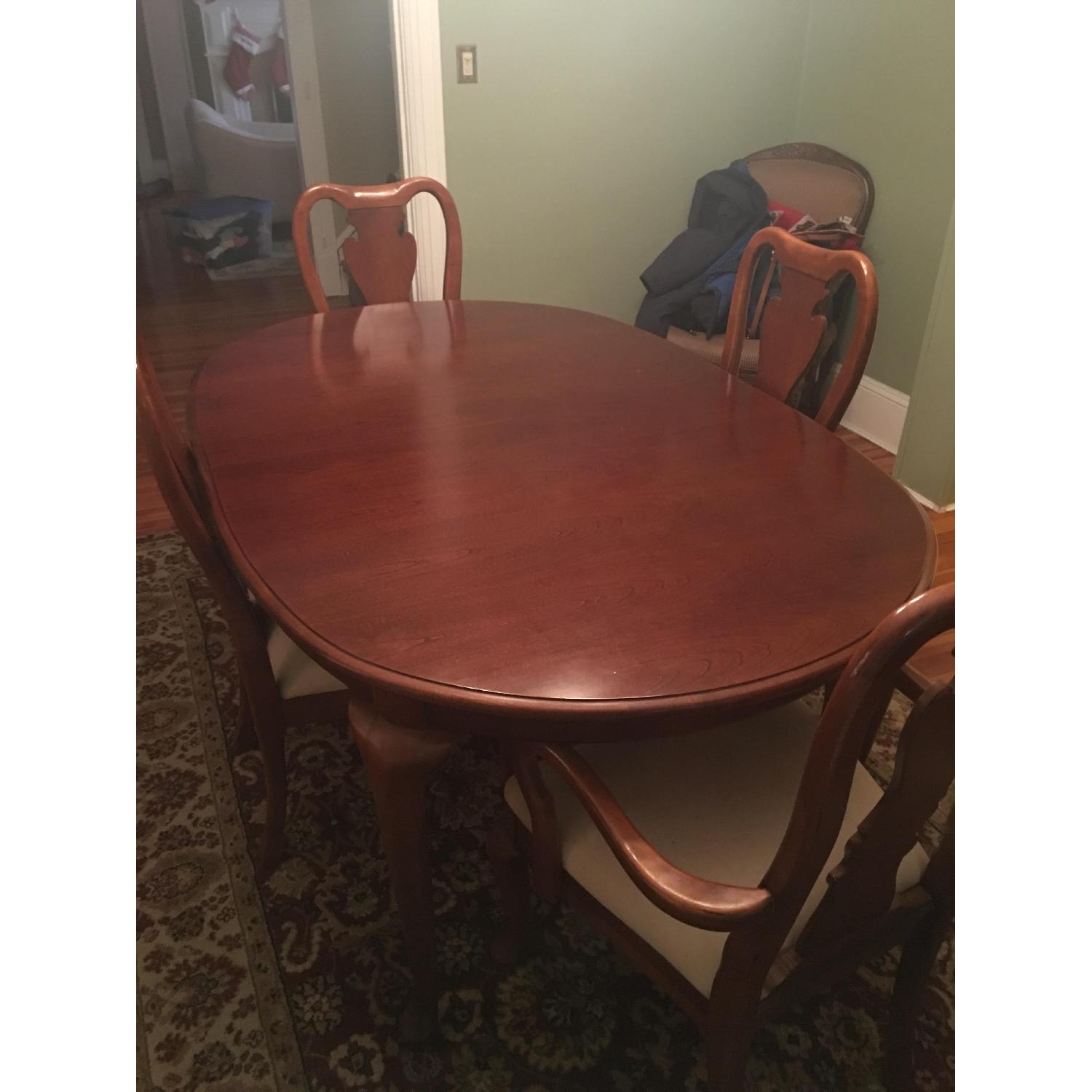 Simply Amish Cherry Wood Dining Set - image-4