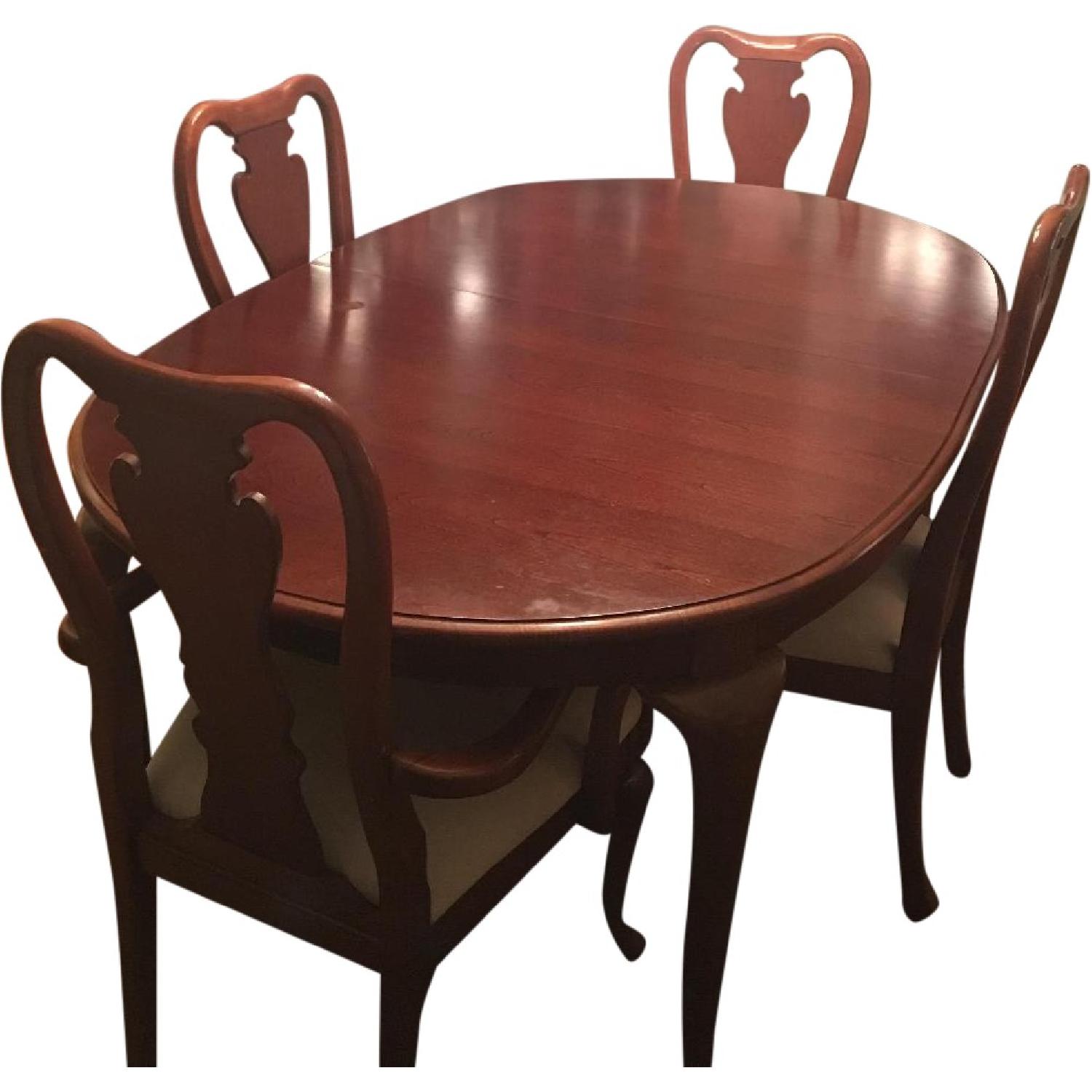 Simply Amish Cherry Wood Dining Set - image-0