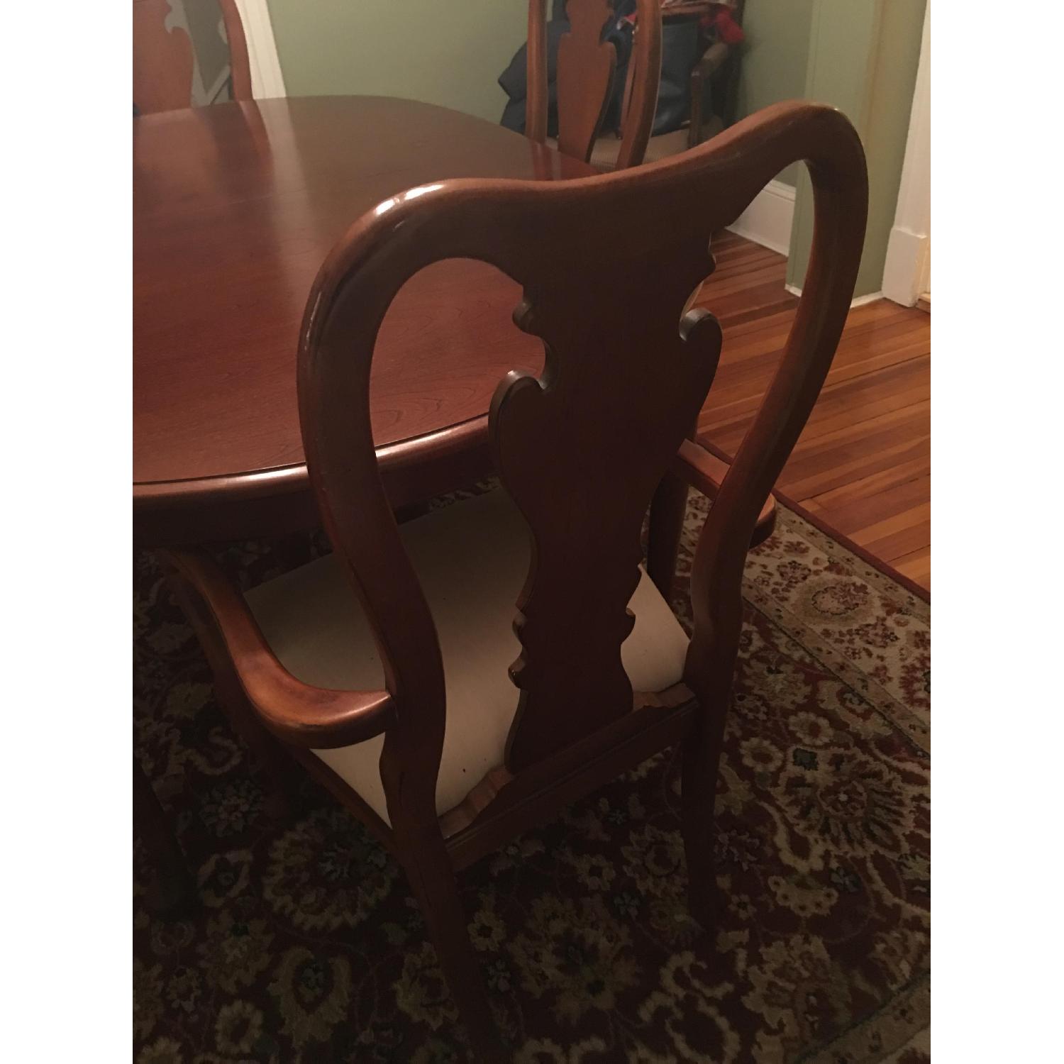 Simply Amish Cherry Wood Dining Chairs - image-1